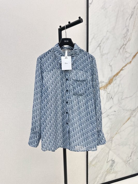 D*r 25ss Oblique Jacquard Shirt