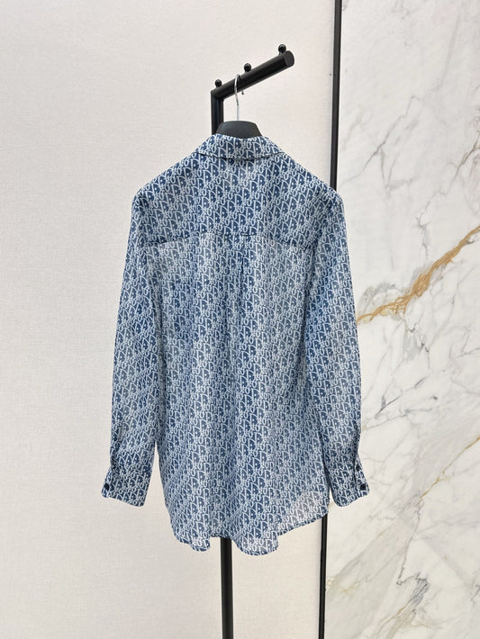 D*r 25ss Oblique Jacquard Shirt