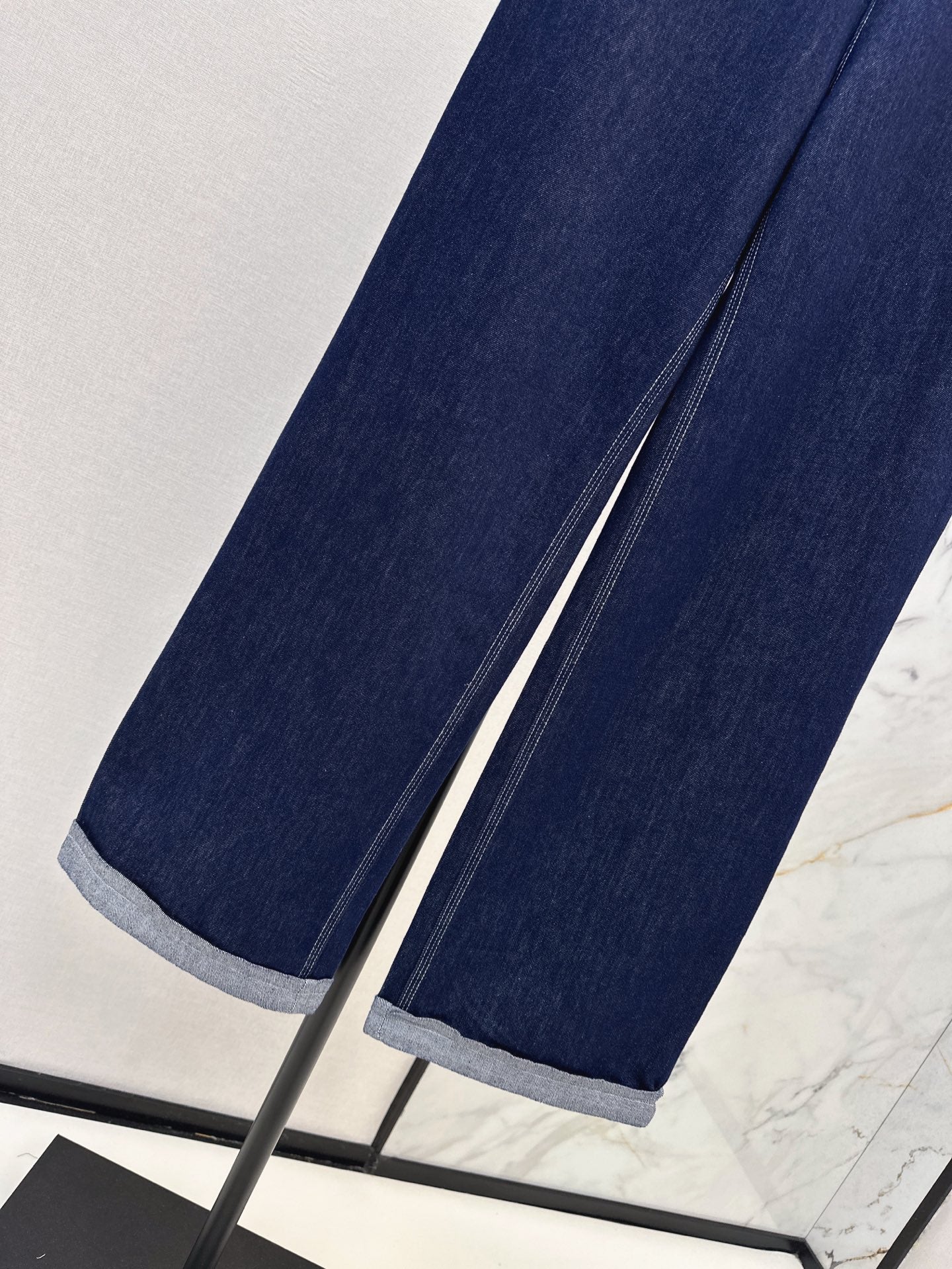 MMargi* 25ss Belted denim pant