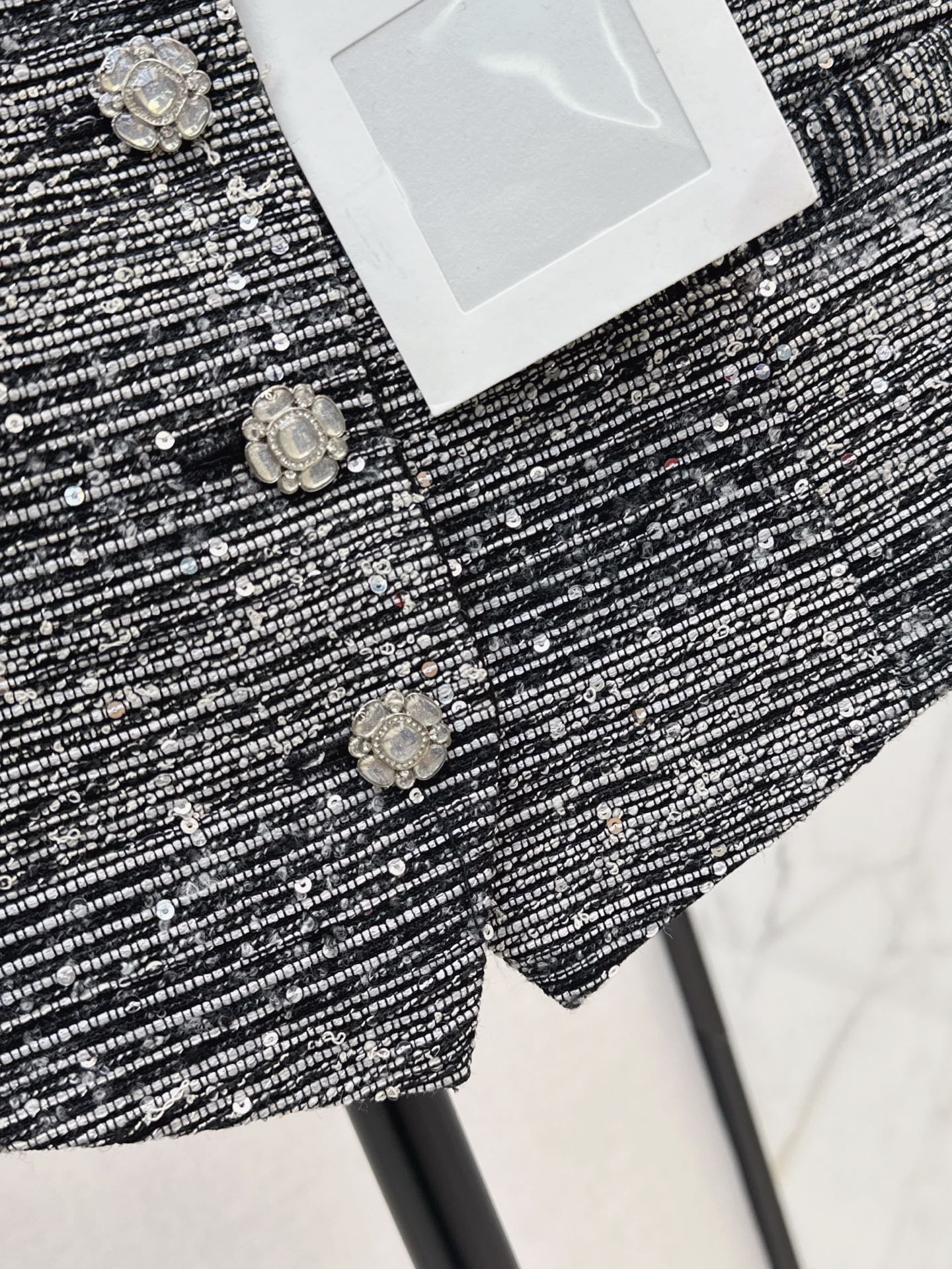 C*nel 25ss rhinestone halter vest