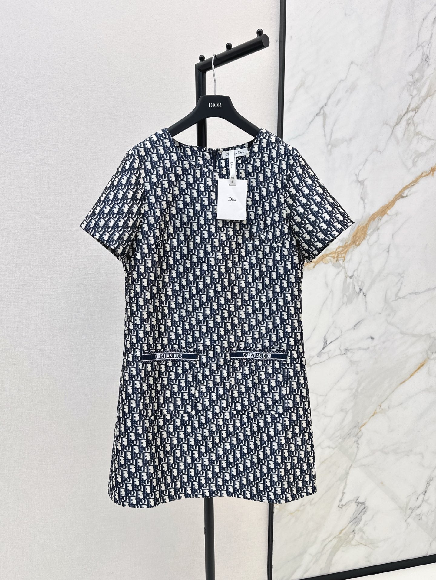 D*r 25ss jacquard short dress