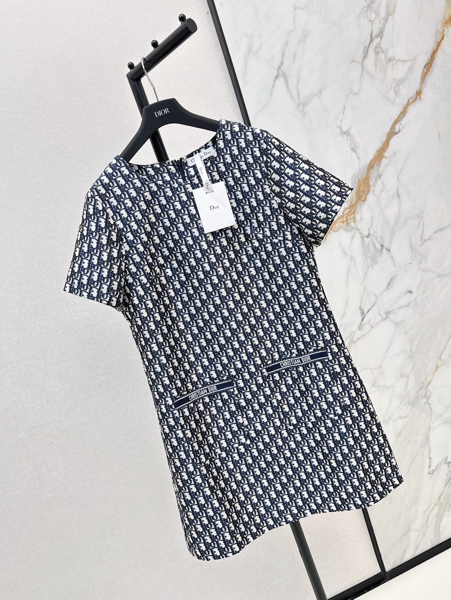 D*r 25ss jacquard short dress