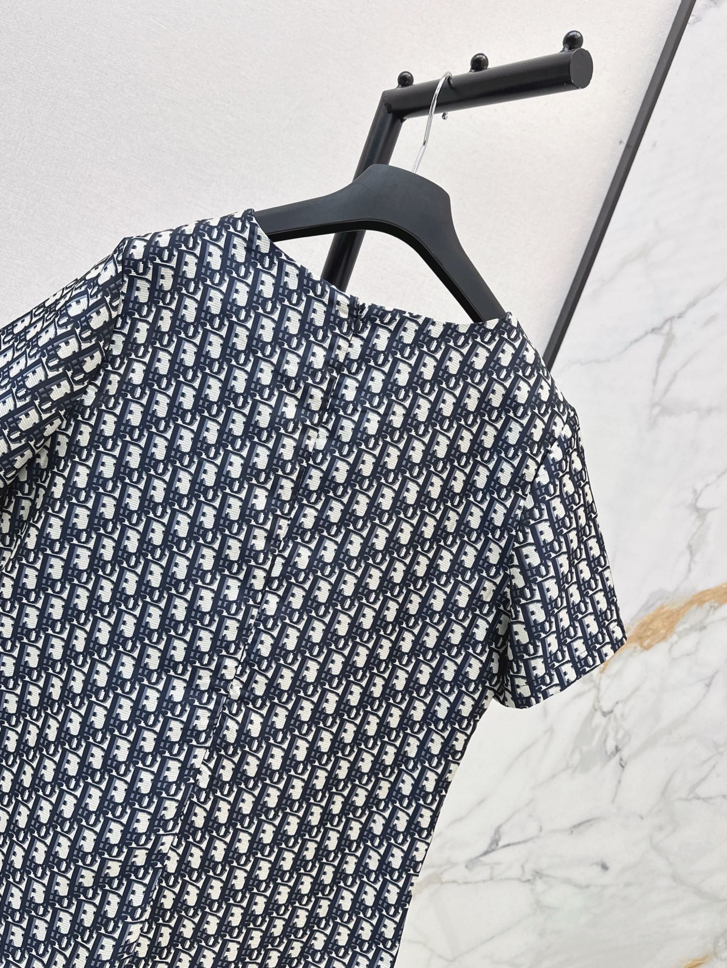 D*r 25ss jacquard short dress