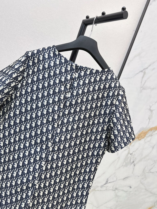 D*r 25ss jacquard short dress