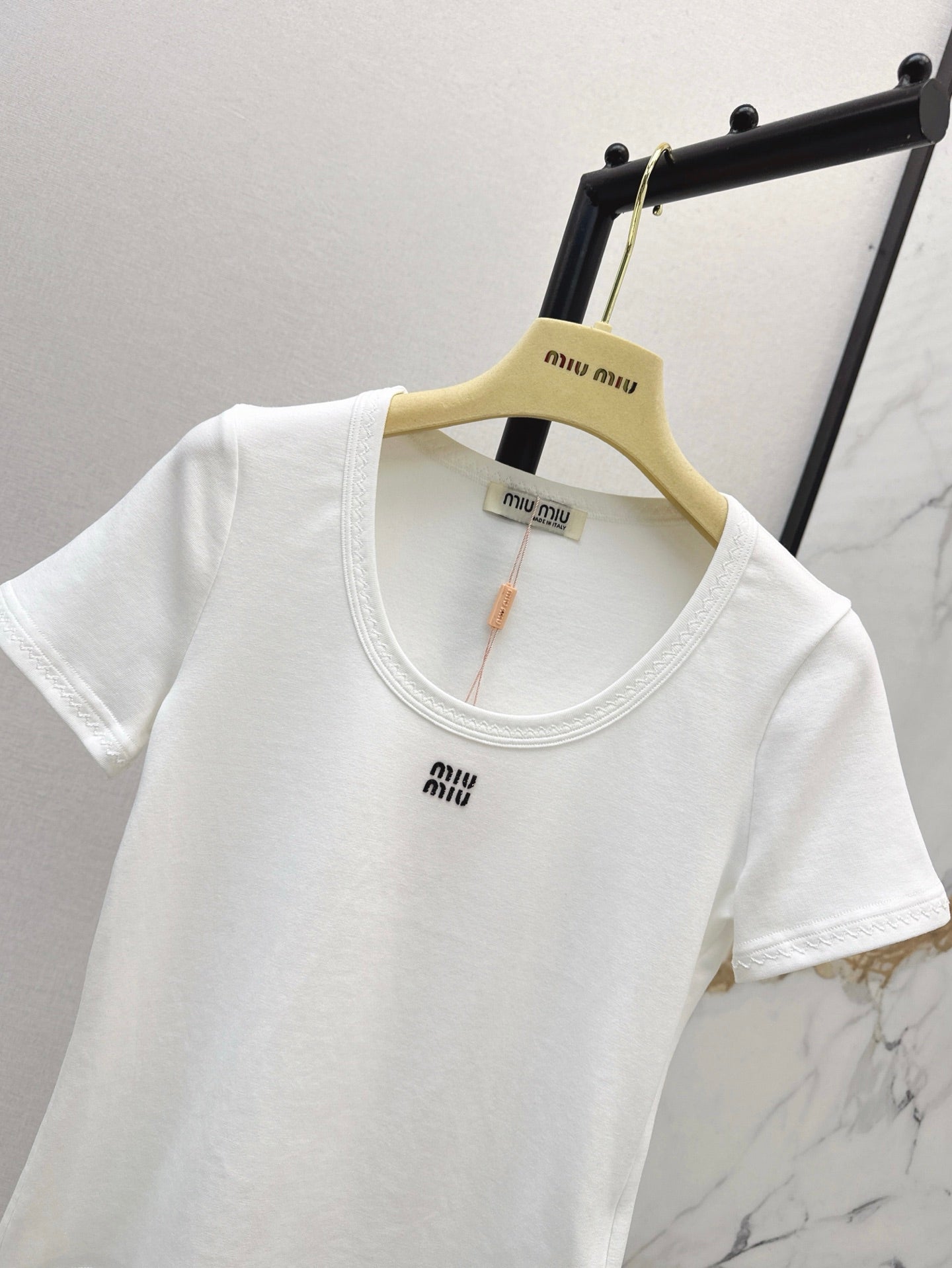 M*u 25ss cotton t-shirt