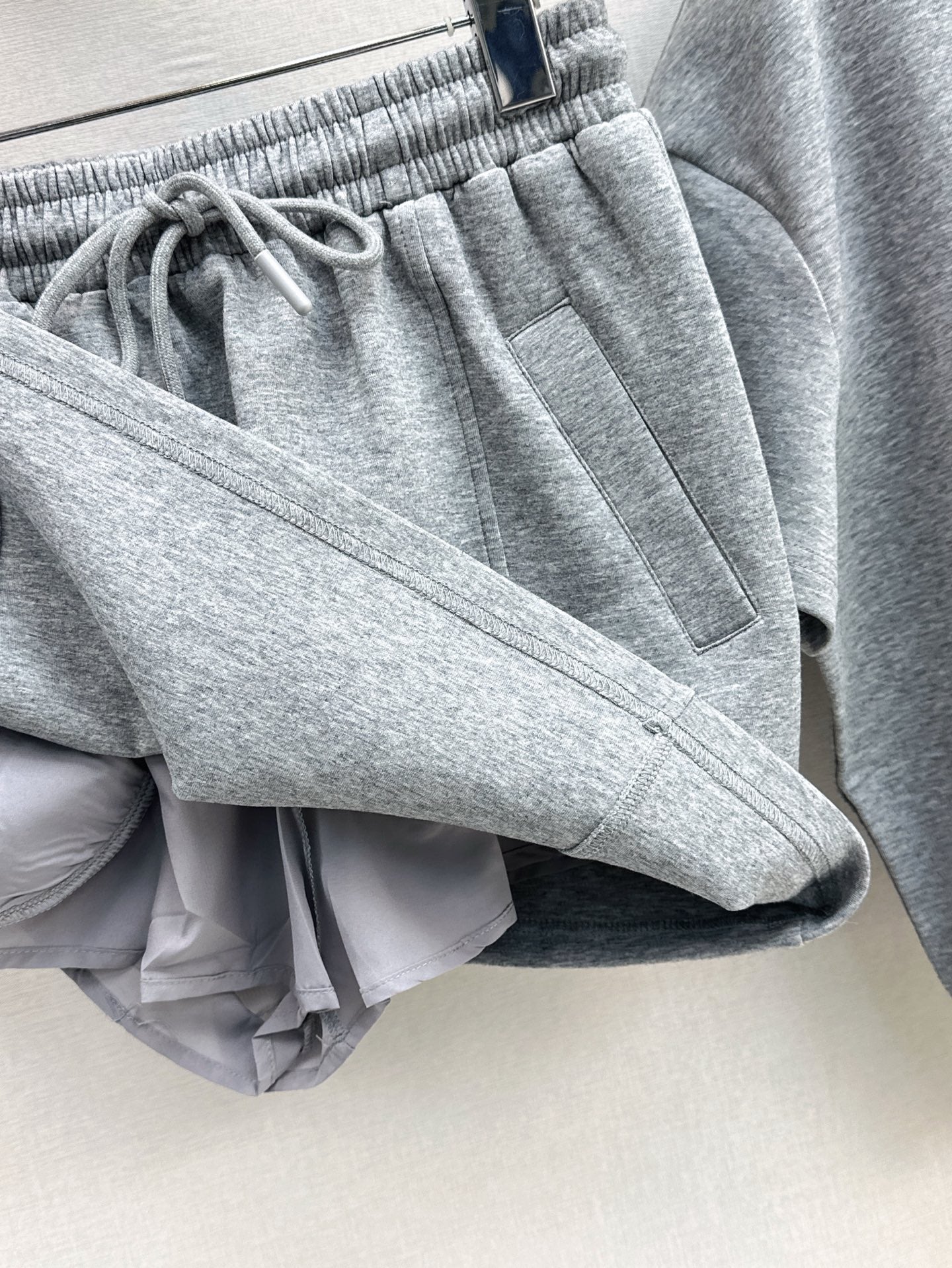 a1o Short hoodie + mini skirt set