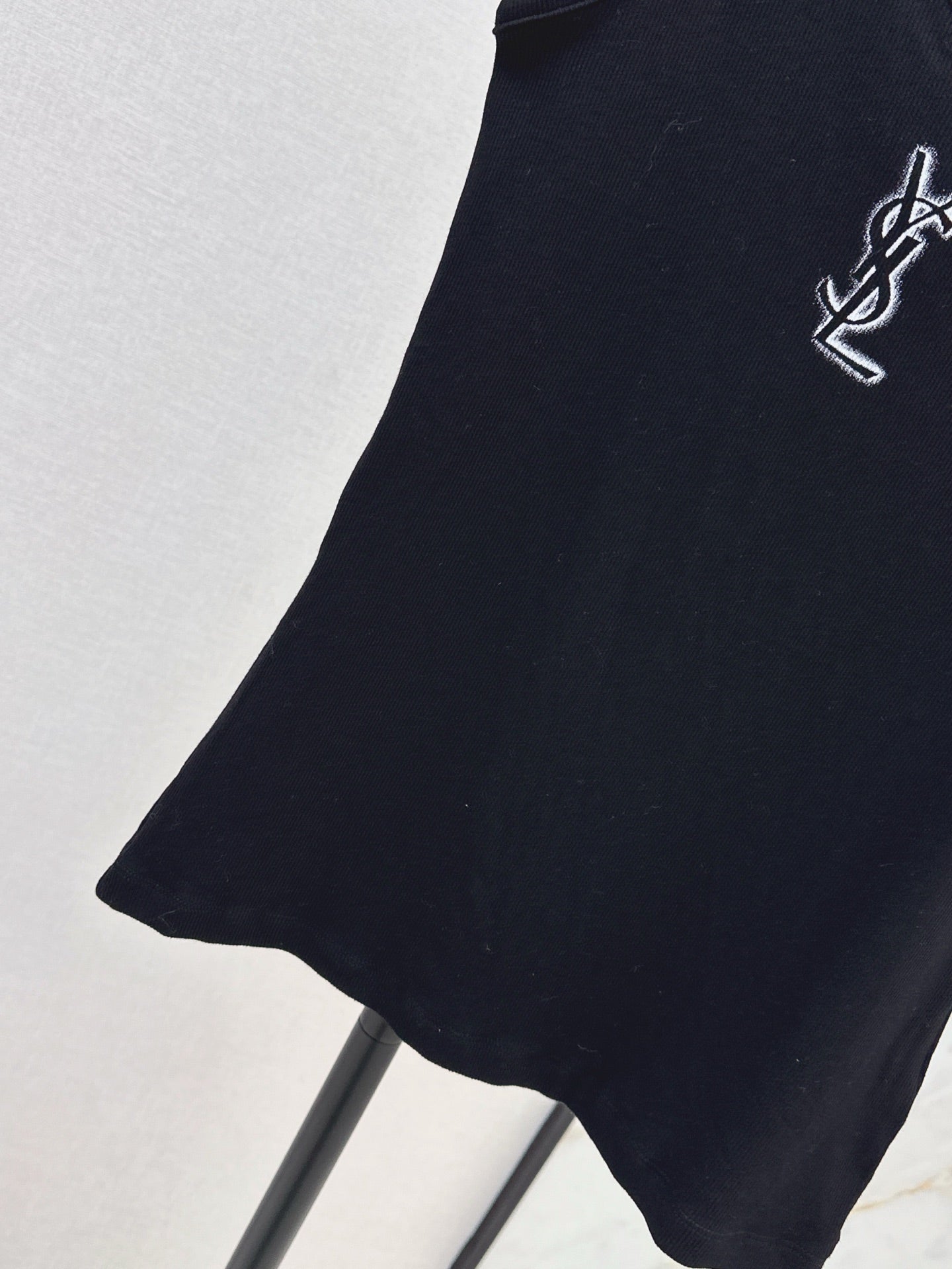 YS* 25ss Front logo print knit vest