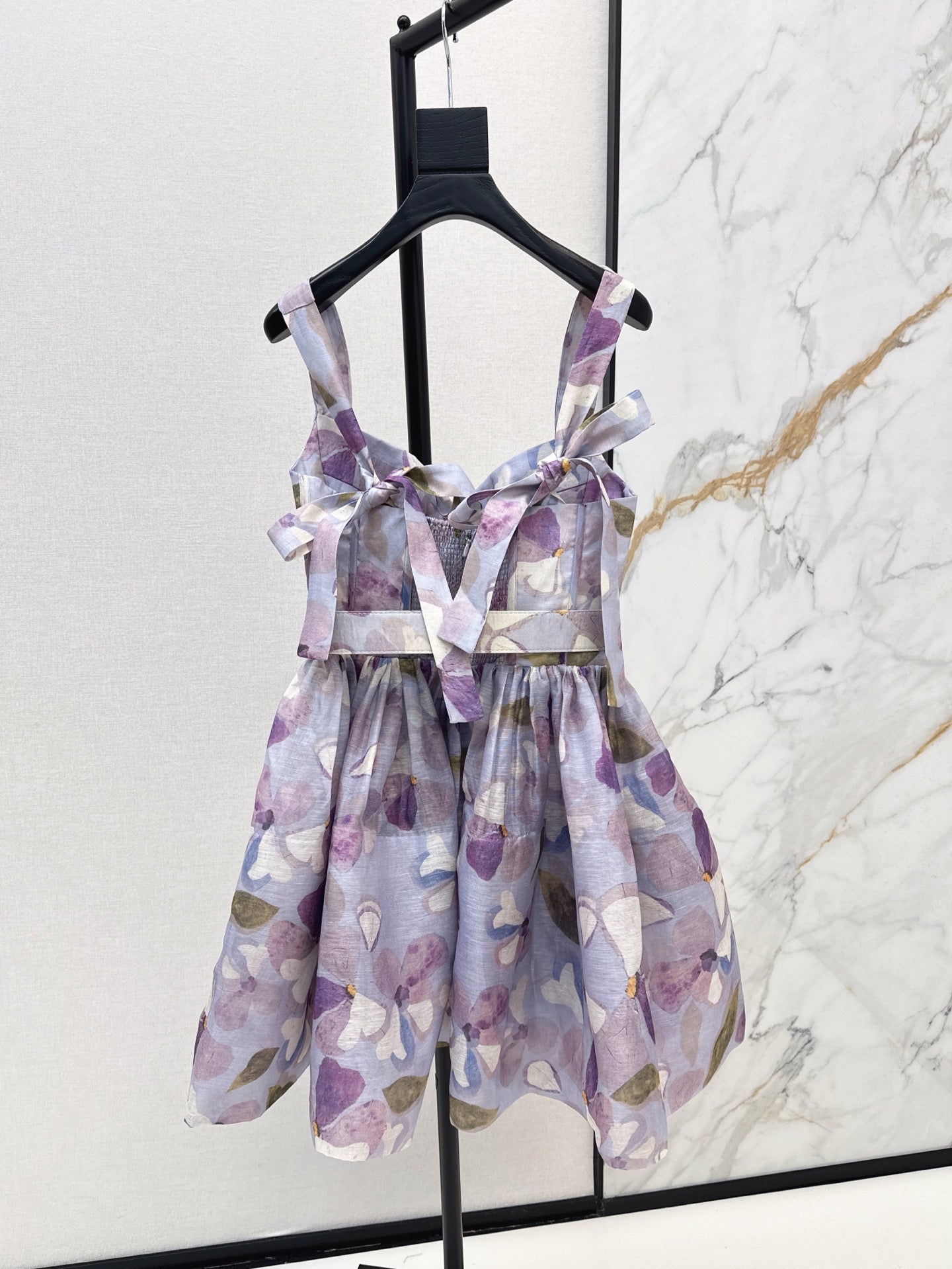 Zim* 25ss Floral pattern slip dress