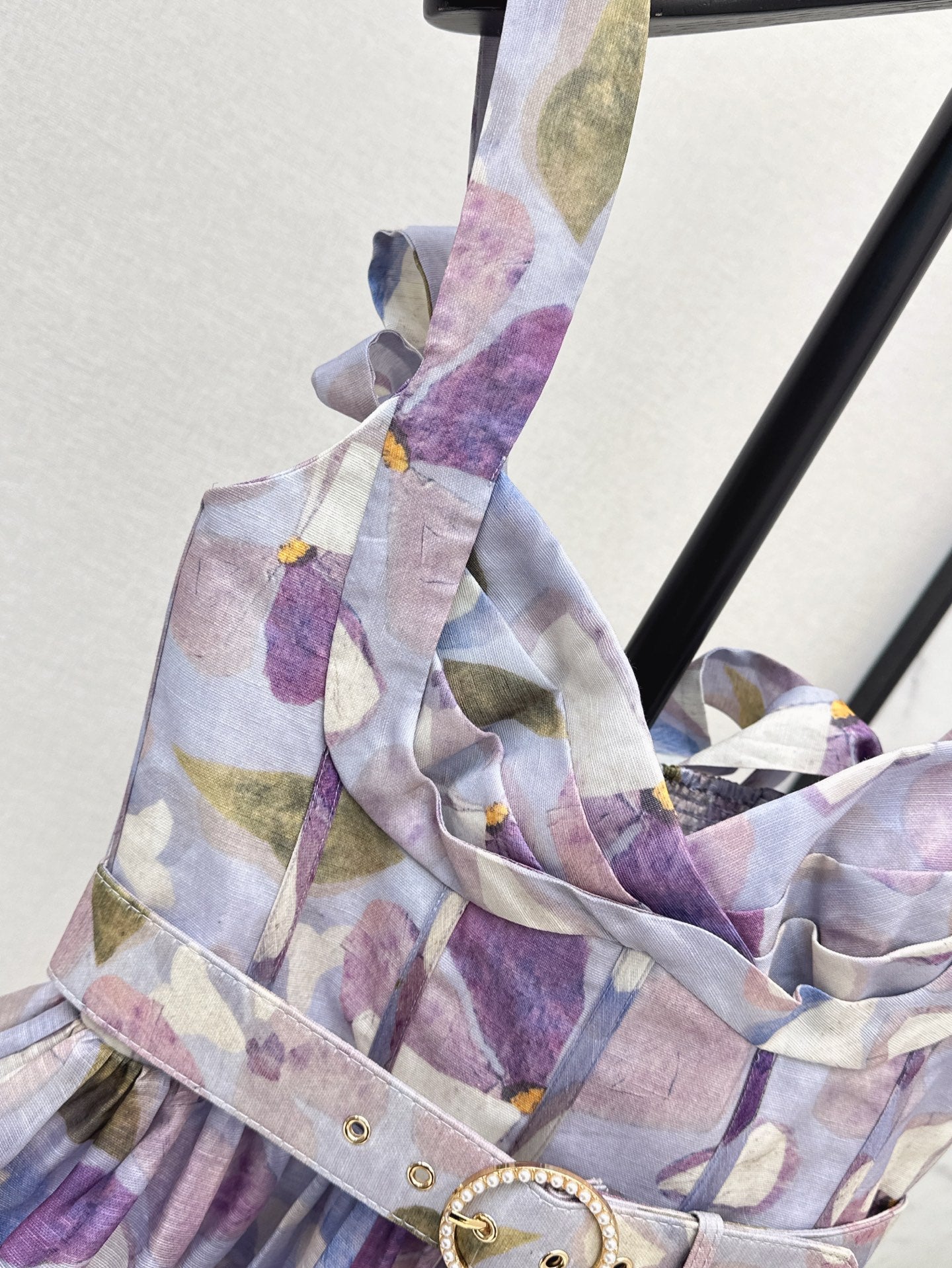 Zim* 25ss Floral pattern slip dress