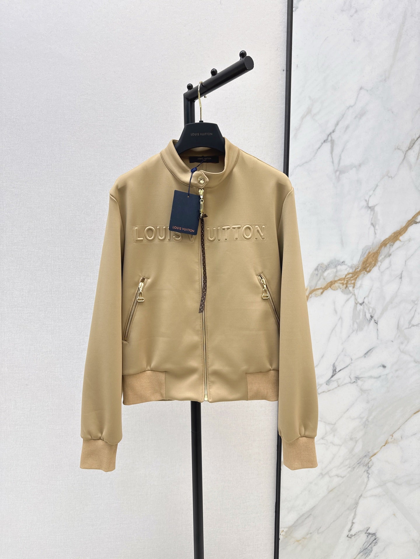 Loui* Embossed Bomber Jacket