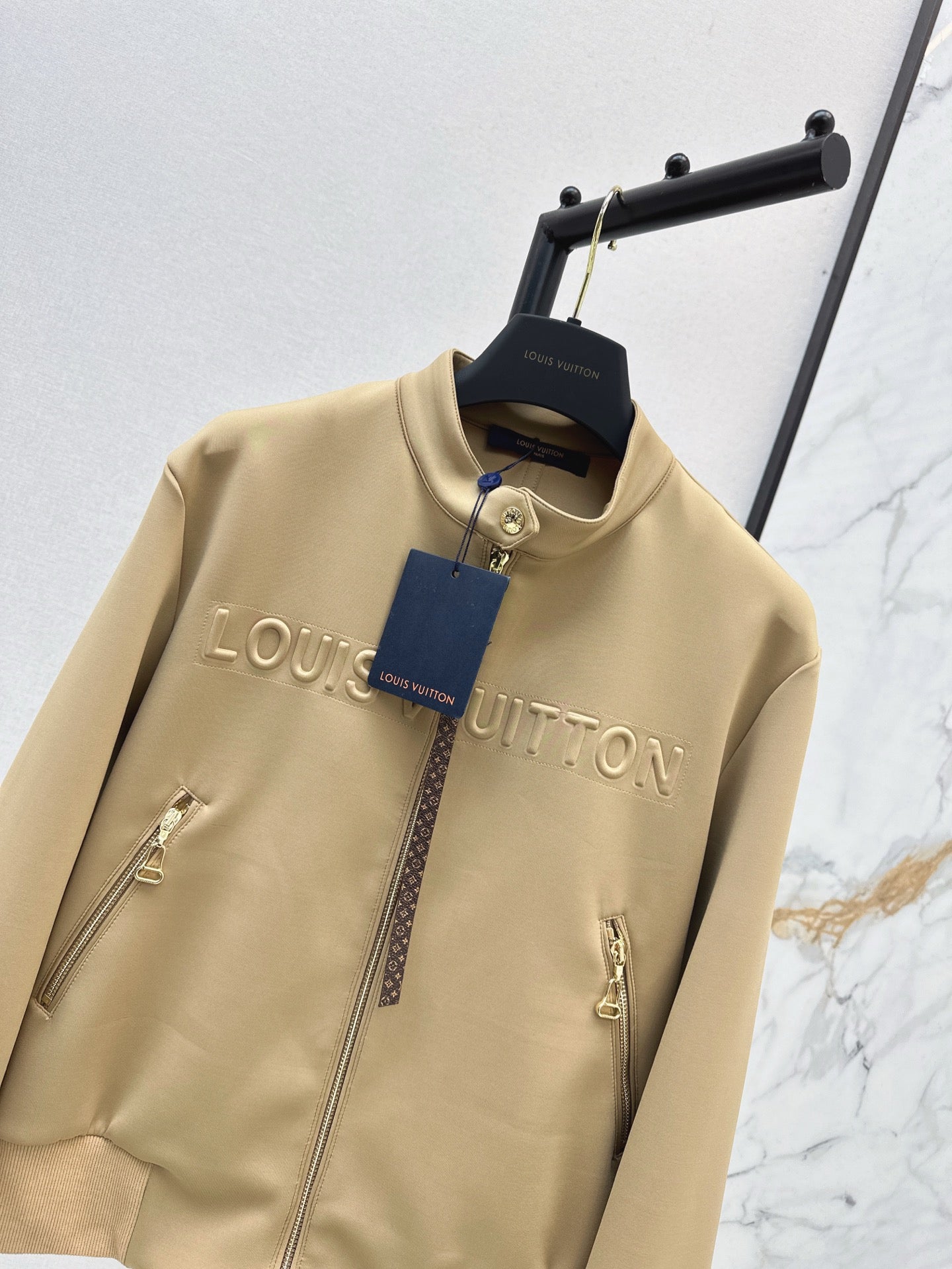 Loui* Embossed Bomber Jacket