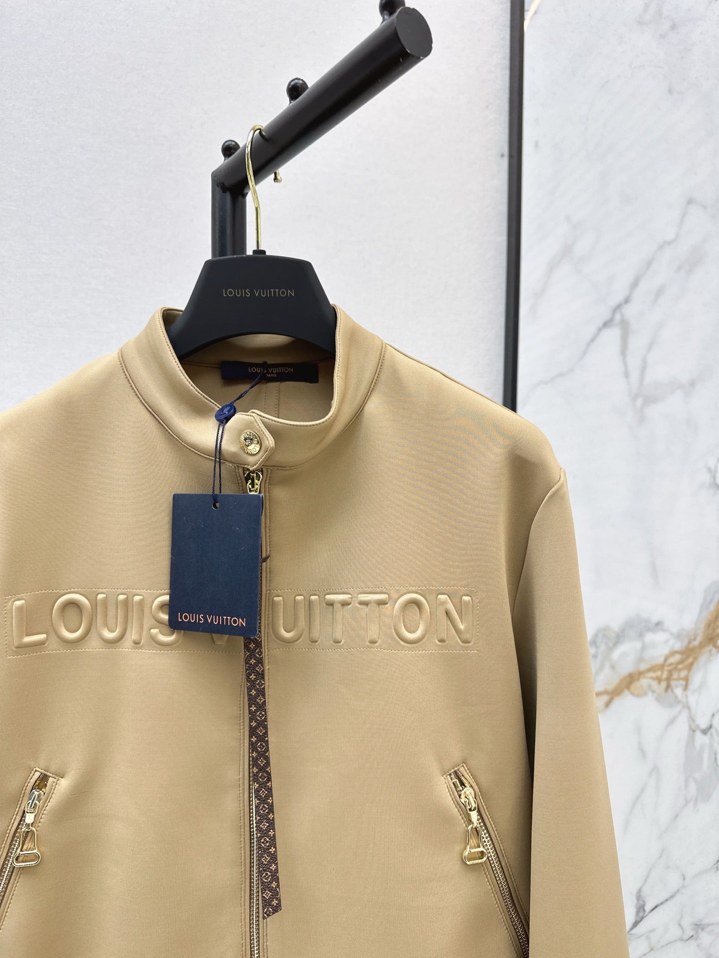 Loui* Embossed Bomber Jacket