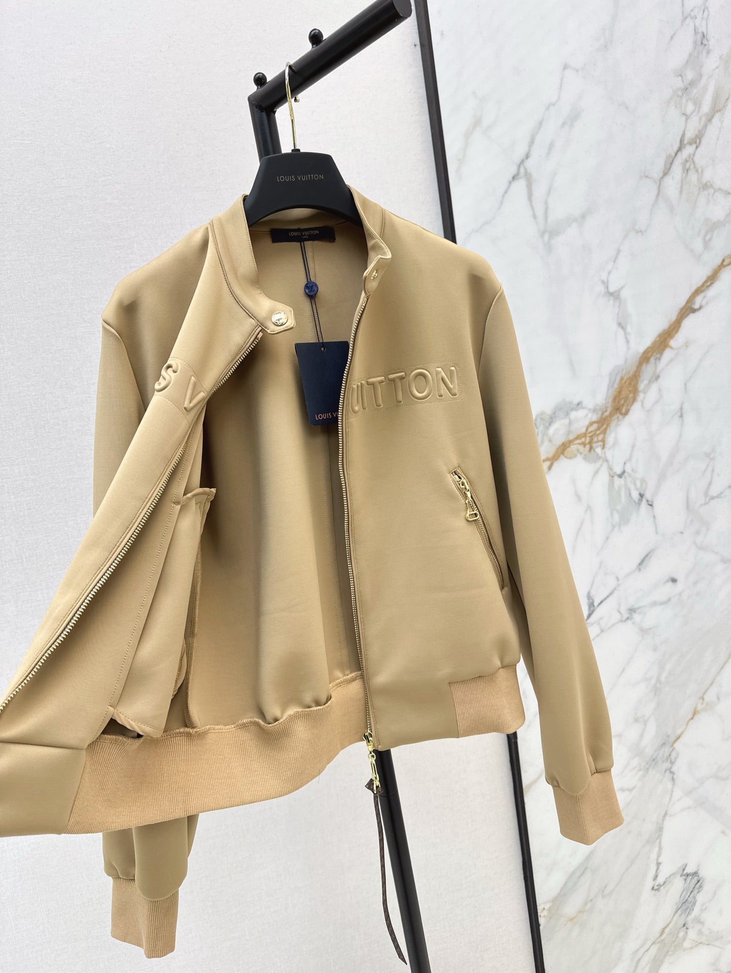 Loui* Embossed Bomber Jacket