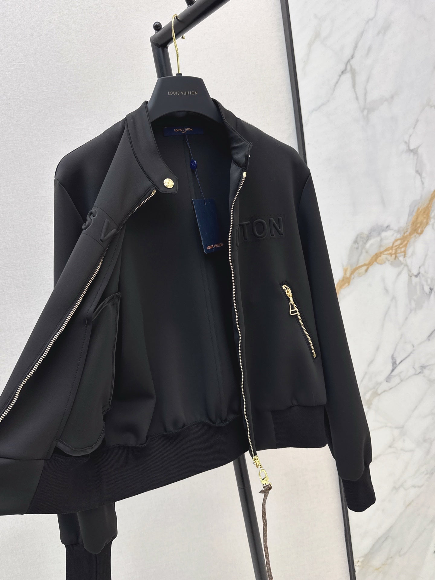 Loui* Embossed Bomber Jacket