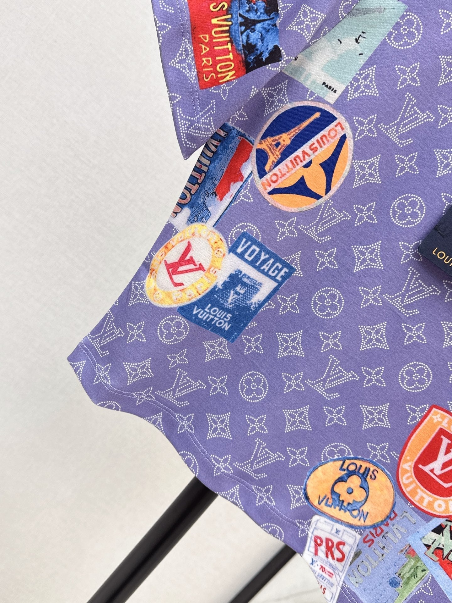 Loui* 25ss Patch print crop top