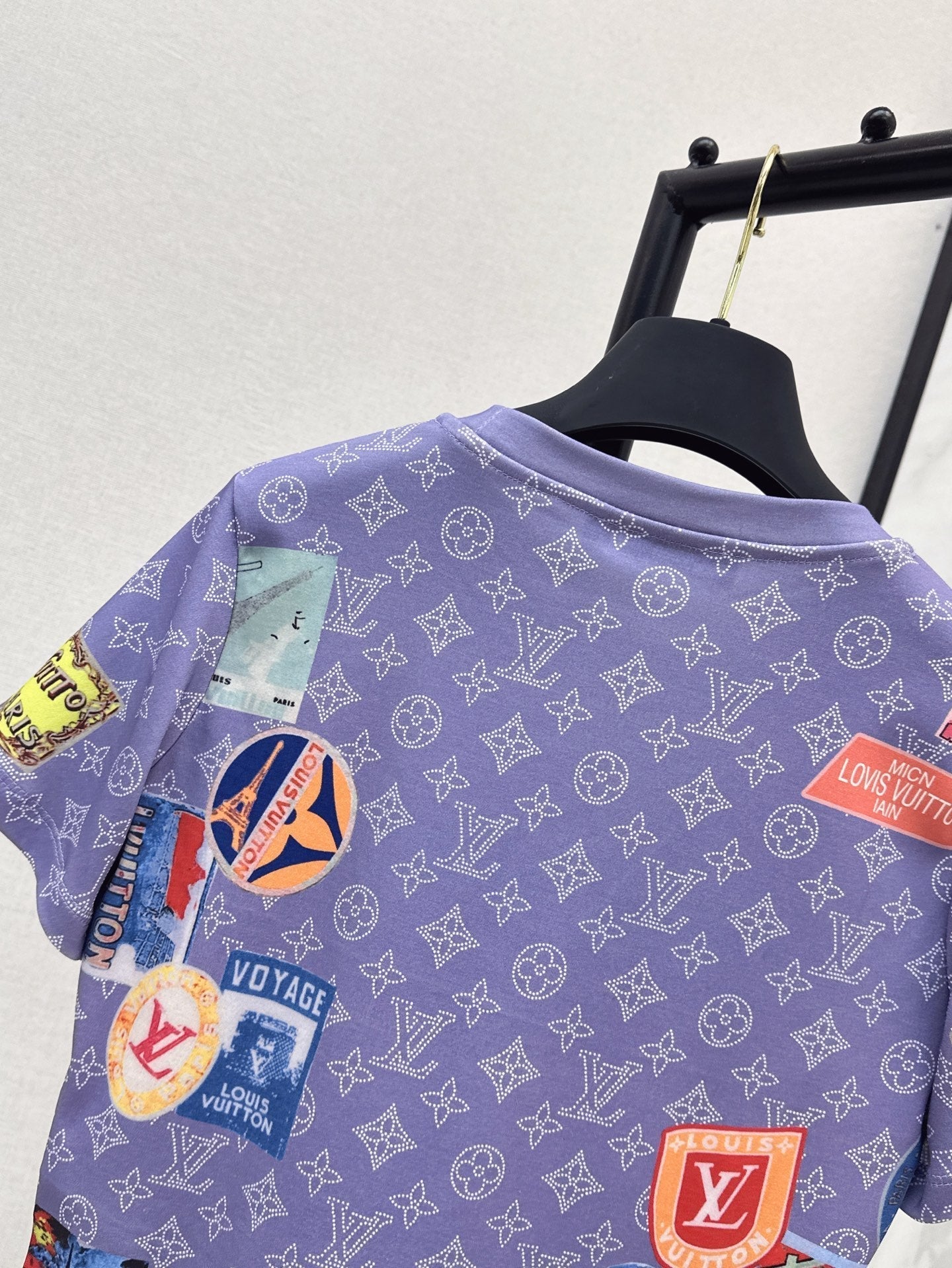 Loui* 25ss Patch print crop top