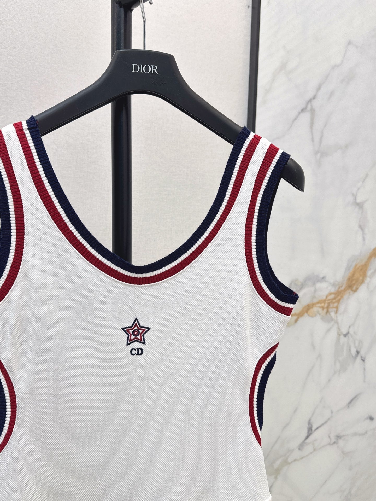 D*r 25ss Colorblock Sleeveless Pleated Dress