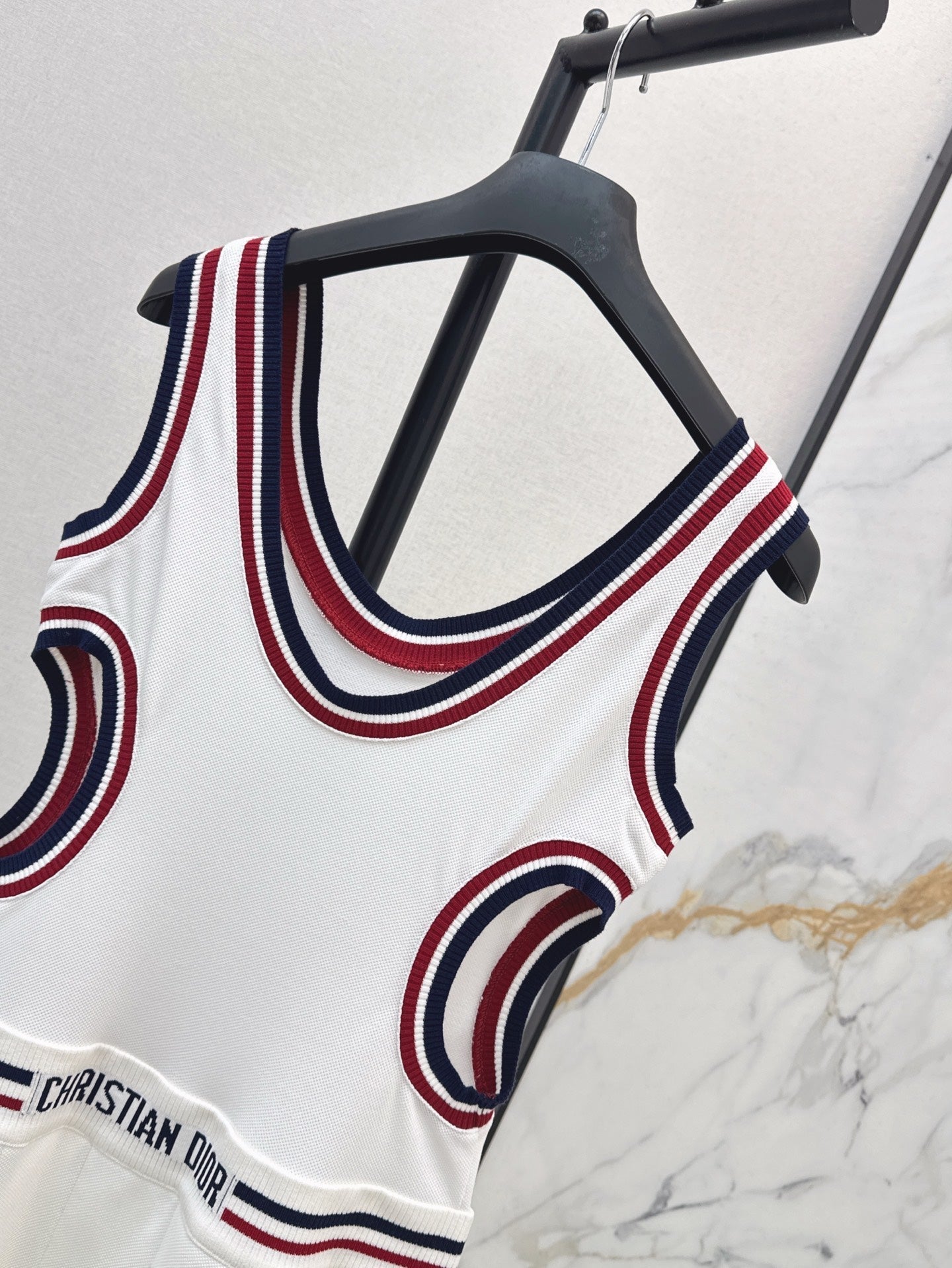 D*r 25ss Colorblock Sleeveless Pleated Dress