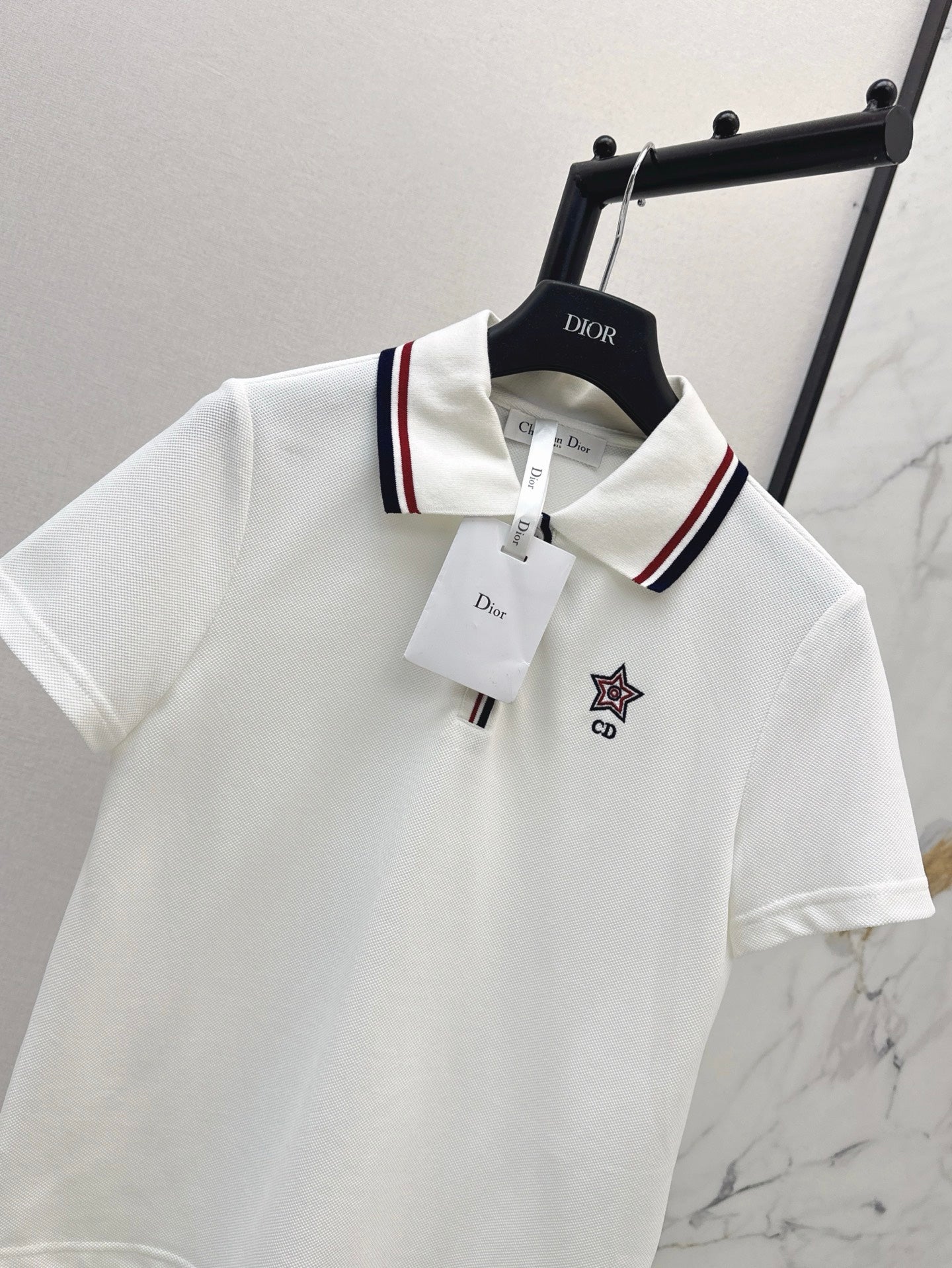 D*r 25ss Polo shirt with logo embroidery on chest