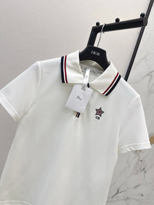 D*r 25ss Polo shirt with logo embroidery on chest