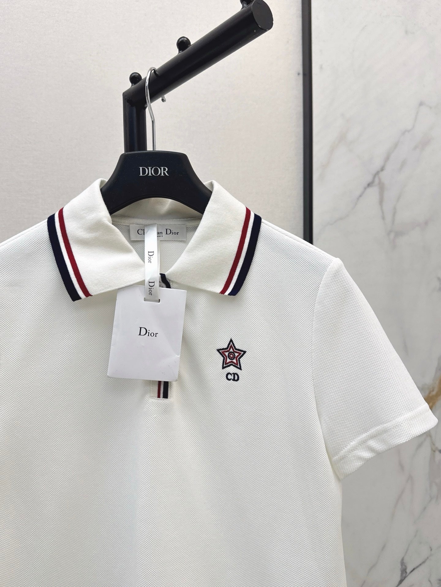 D*r 25ss Polo shirt with logo embroidery on chest