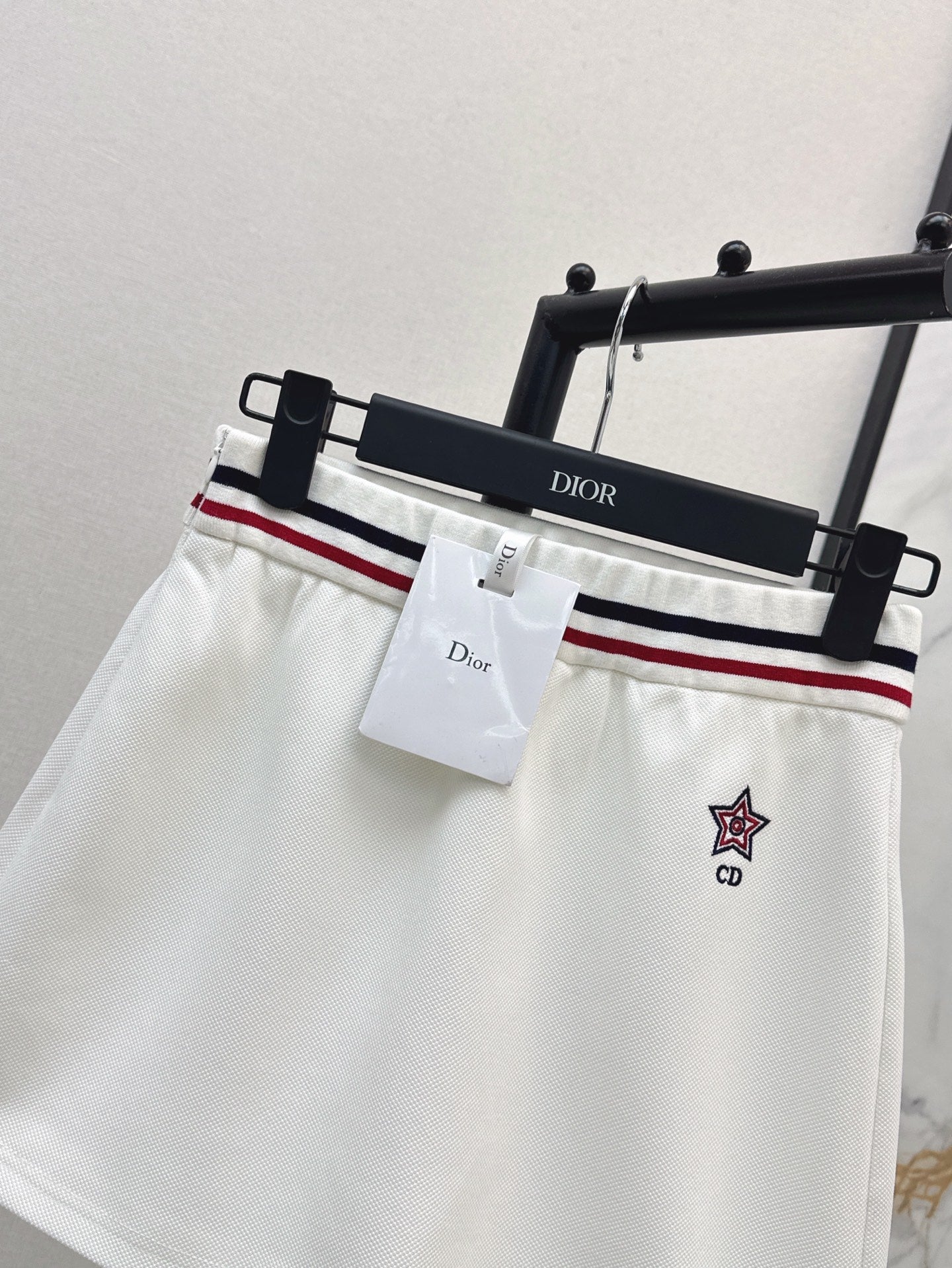 D*r 25ss Web waist Embroidered logo mini shorts