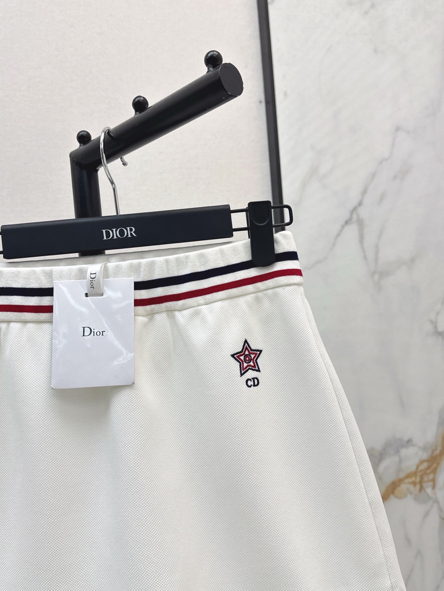 D*r 25ss Web waist Embroidered logo mini shorts