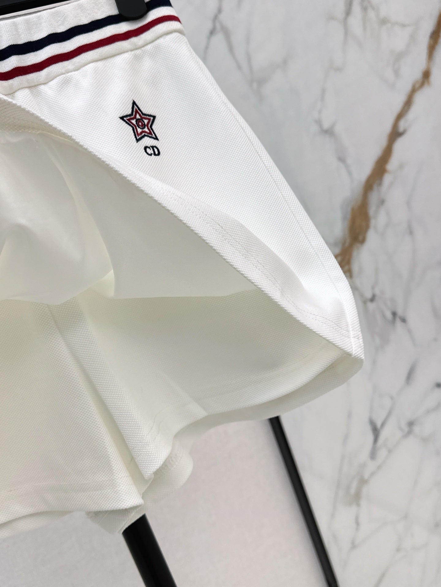 D*r 25ss Web waist Embroidered logo mini shorts