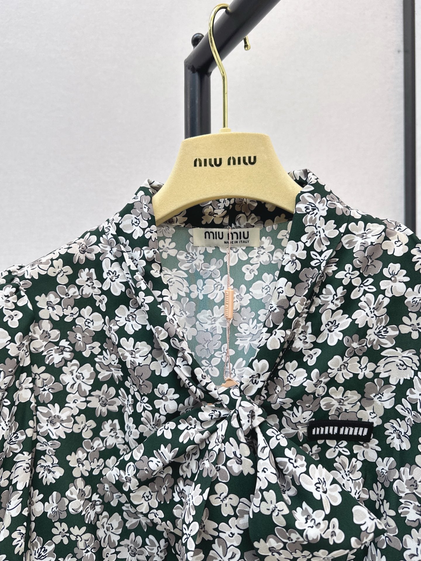 M*u 25ss Floral ribbon dress