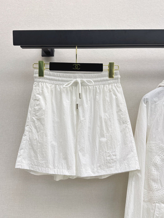 C*nel 25ss Embroidered Windbreaker + shorts set