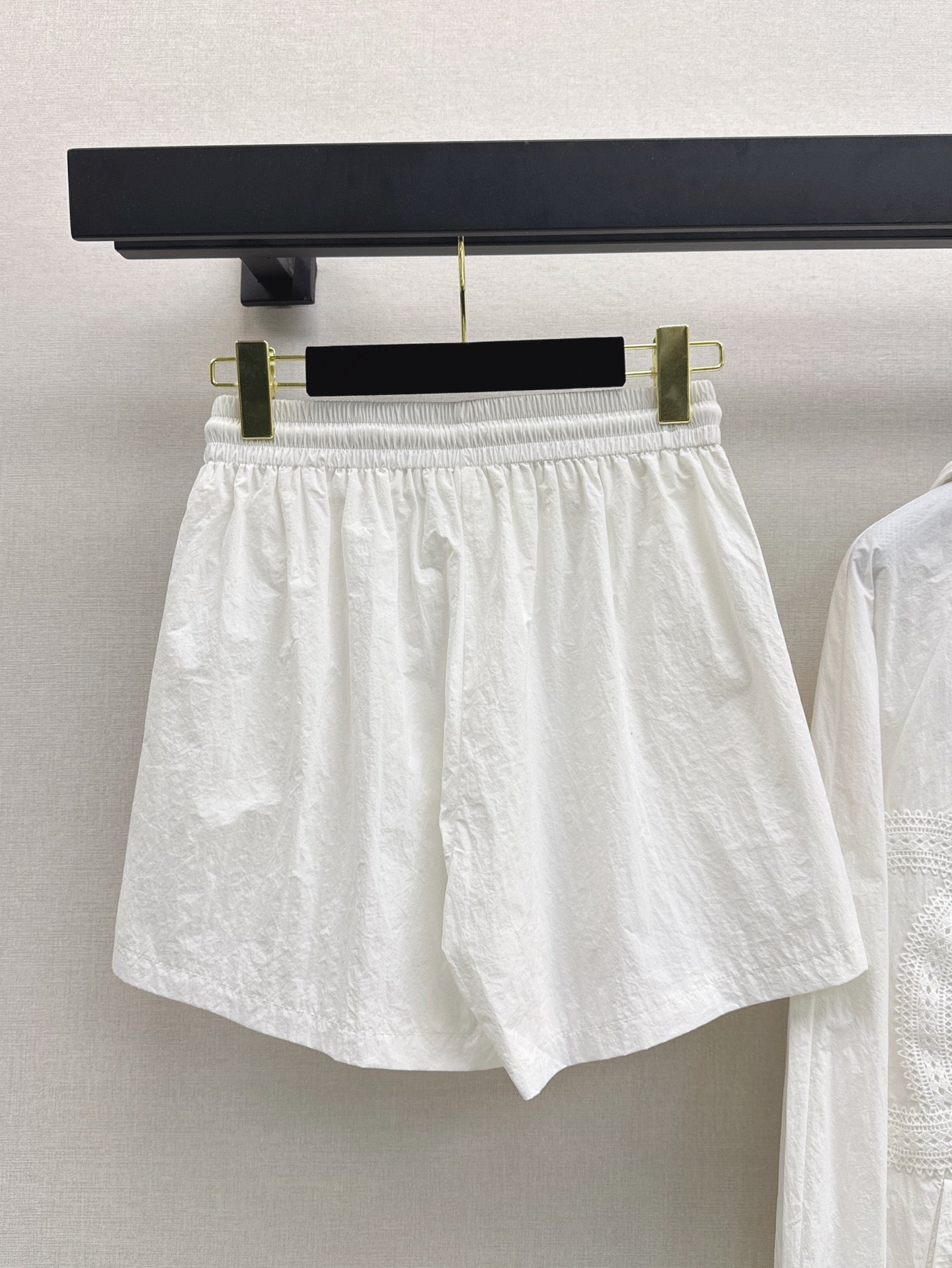 C*nel 25ss Embroidered Windbreaker + shorts set