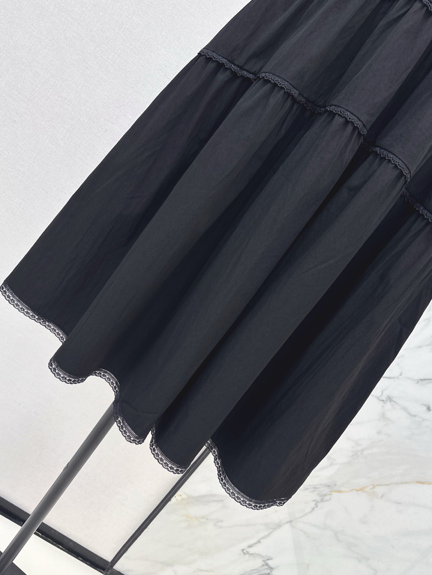 D*r 25ss Logo elastic waist skirt