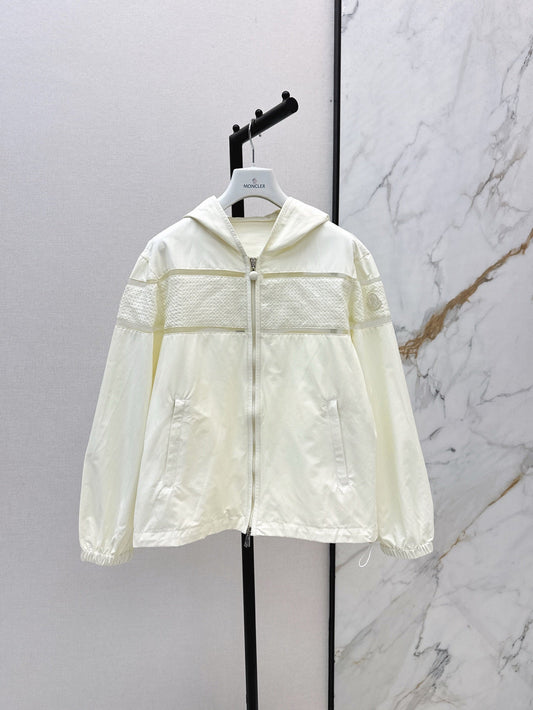 Monc* 25ss Embroidered Hooded Jacket