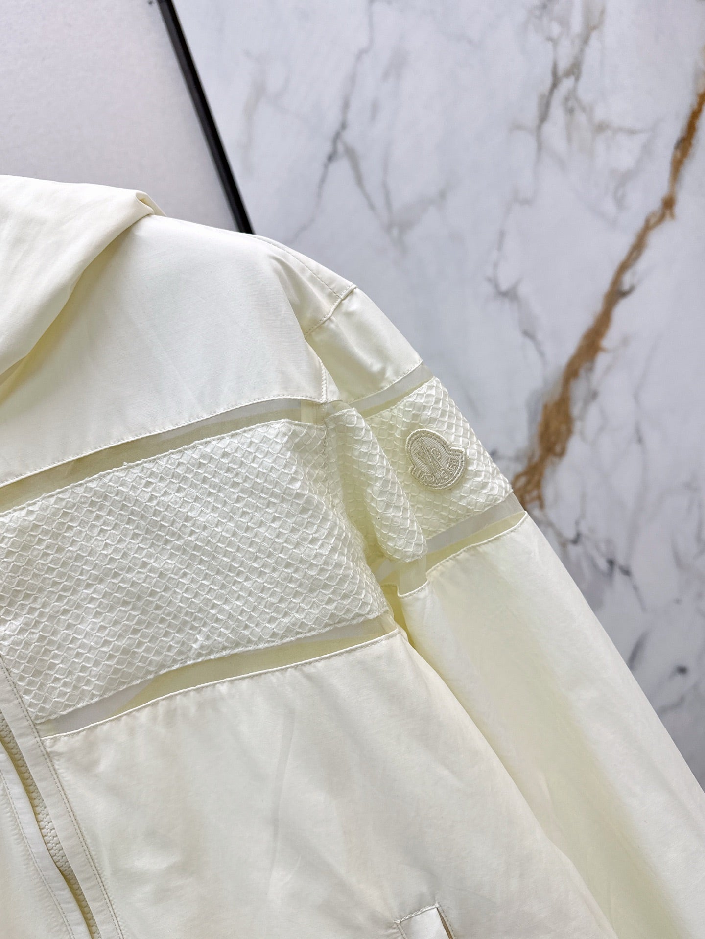 Monc* 25ss Embroidered Hooded Jacket