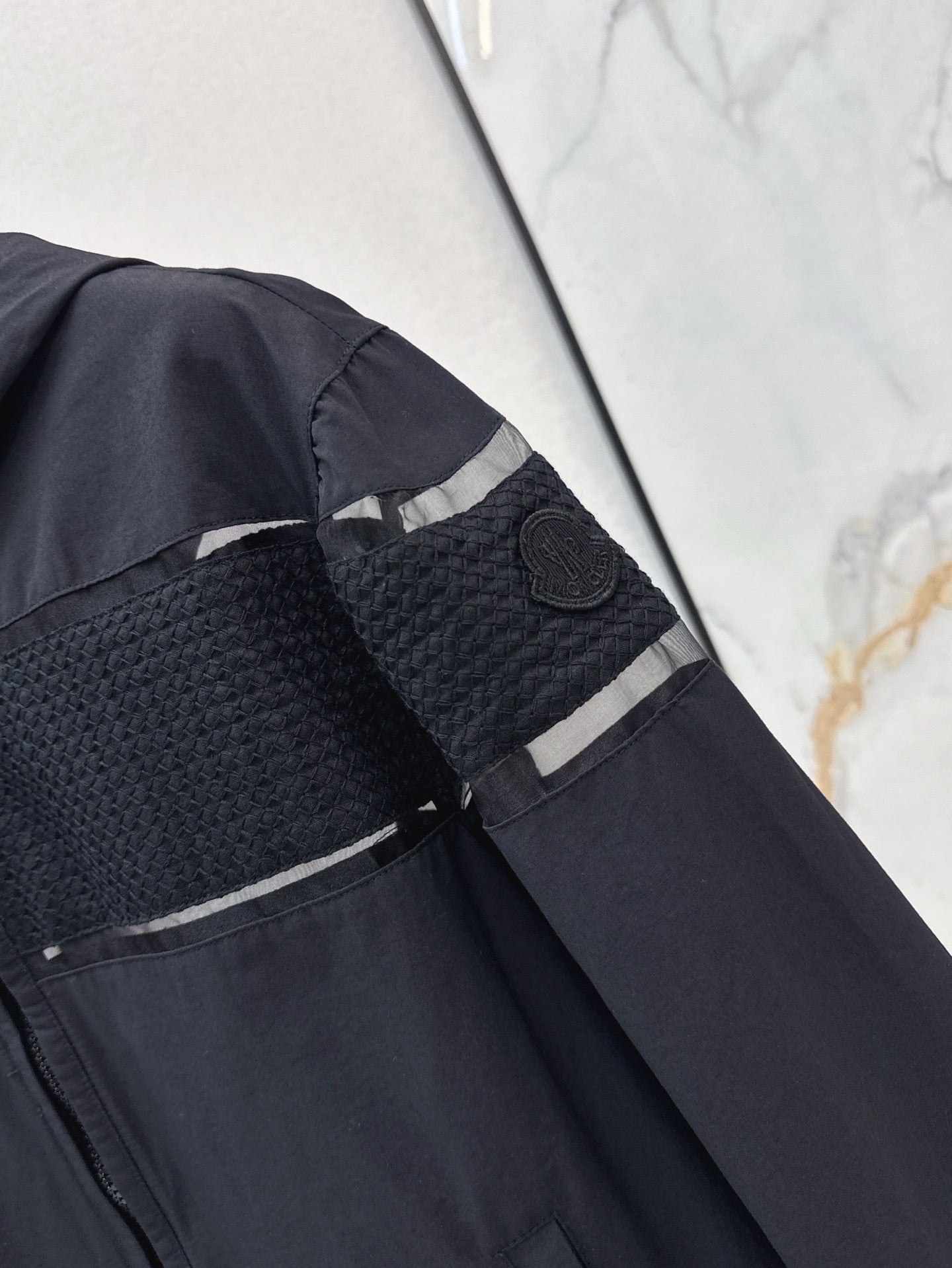 Monc* 25ss Embroidered Hooded Jacket