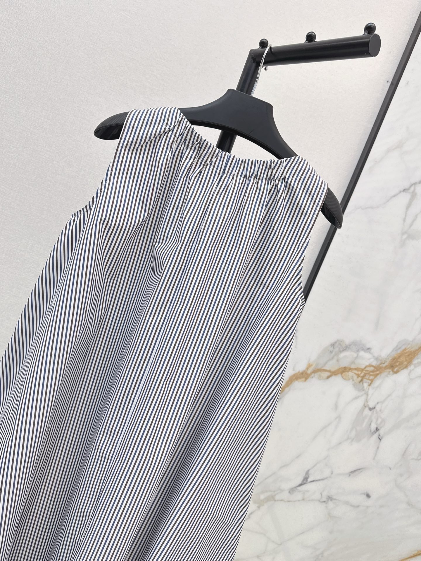 Pra* Striped A-line vest dress