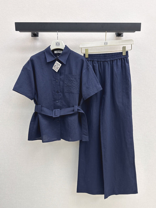 Loe* 25ss Linen leisure suit