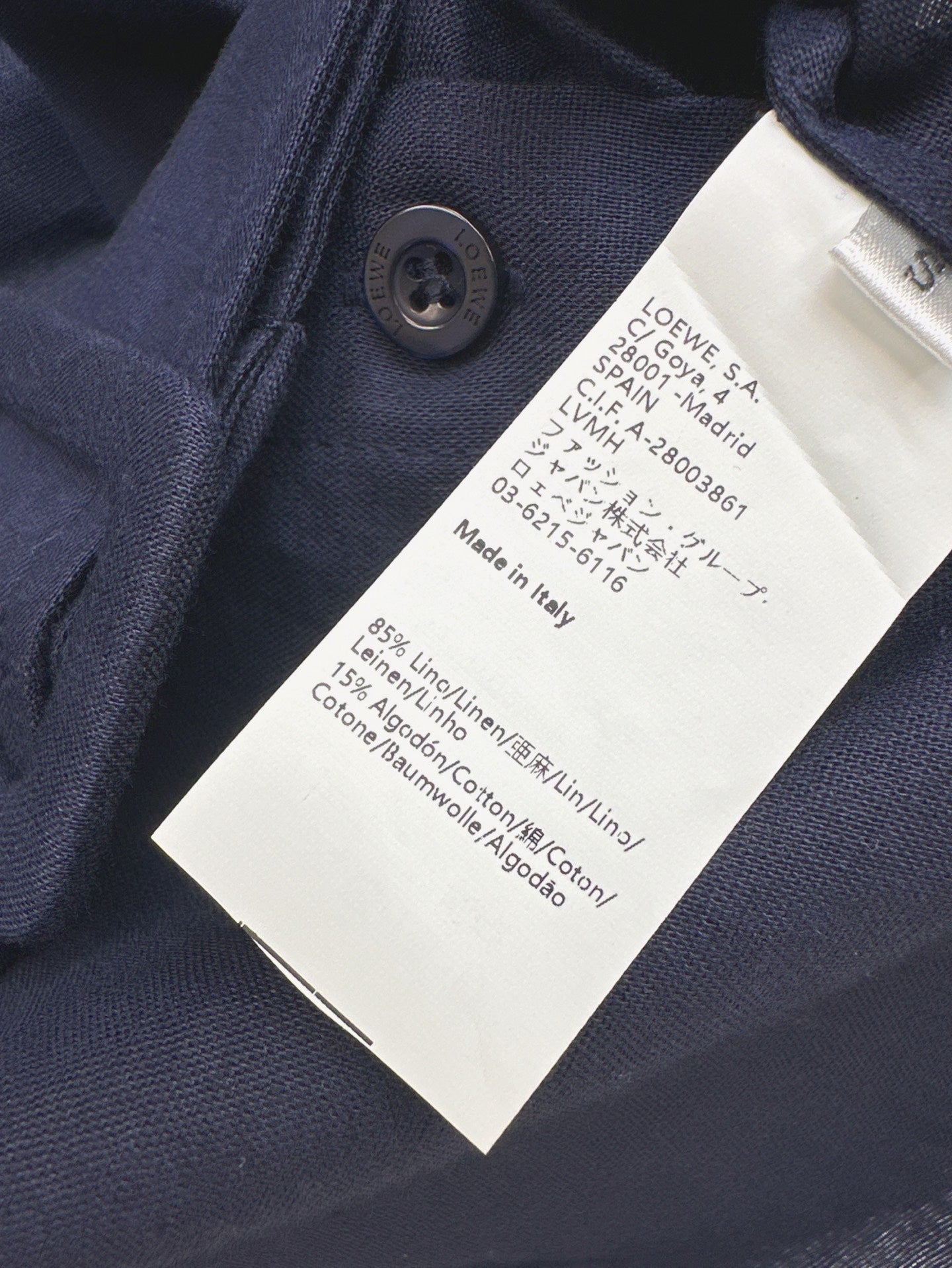 Loe* 25ss Linen leisure suit