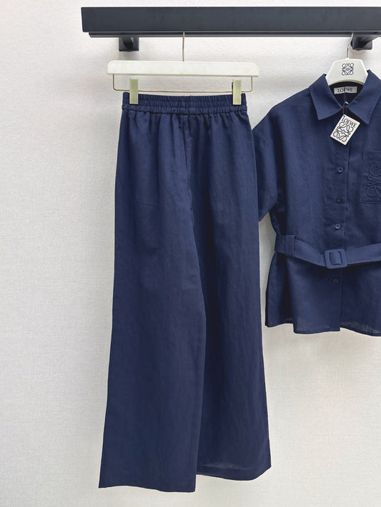 Loe* 25ss Linen leisure suit