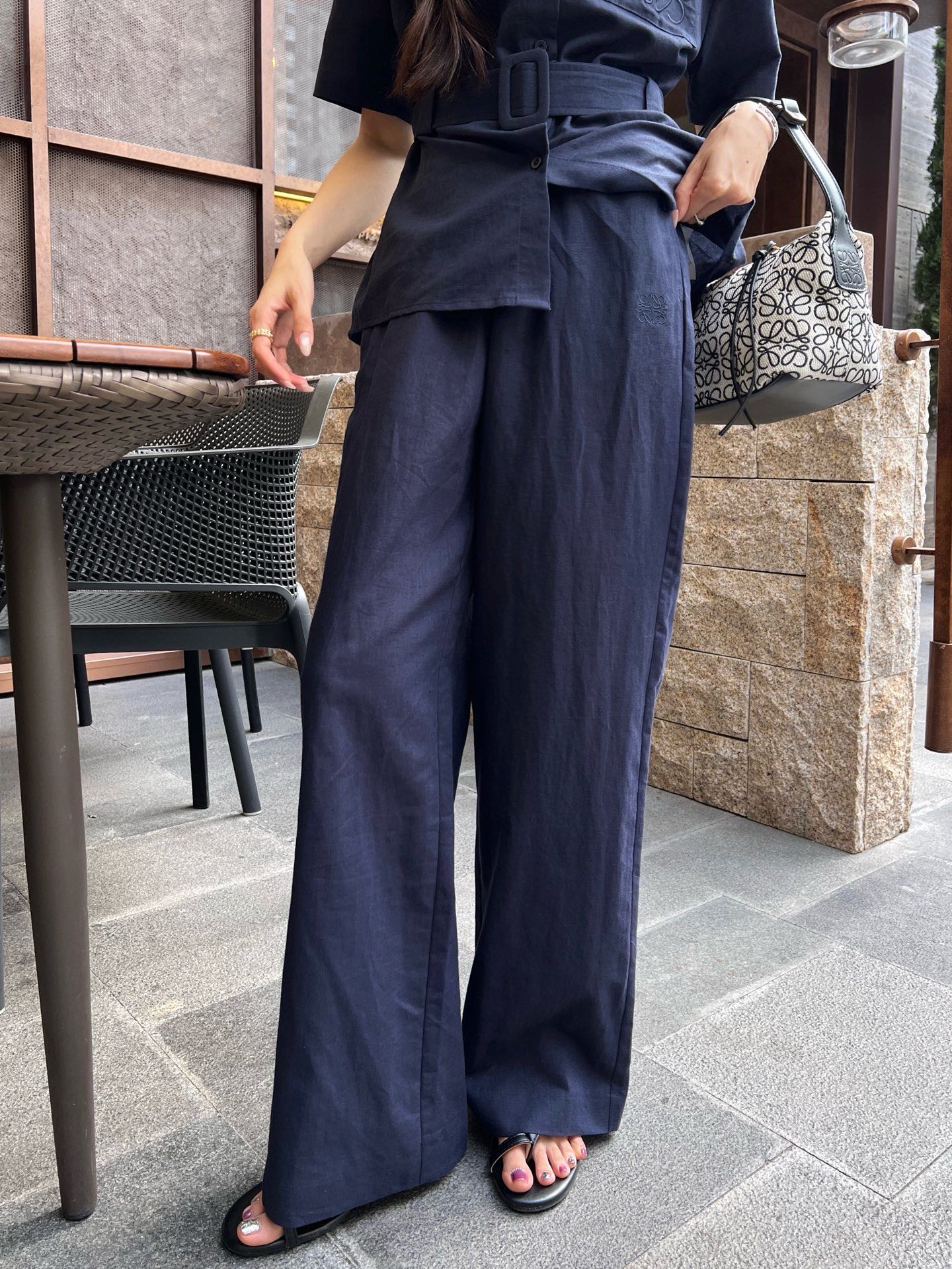 Loe* 25ss Linen leisure suit