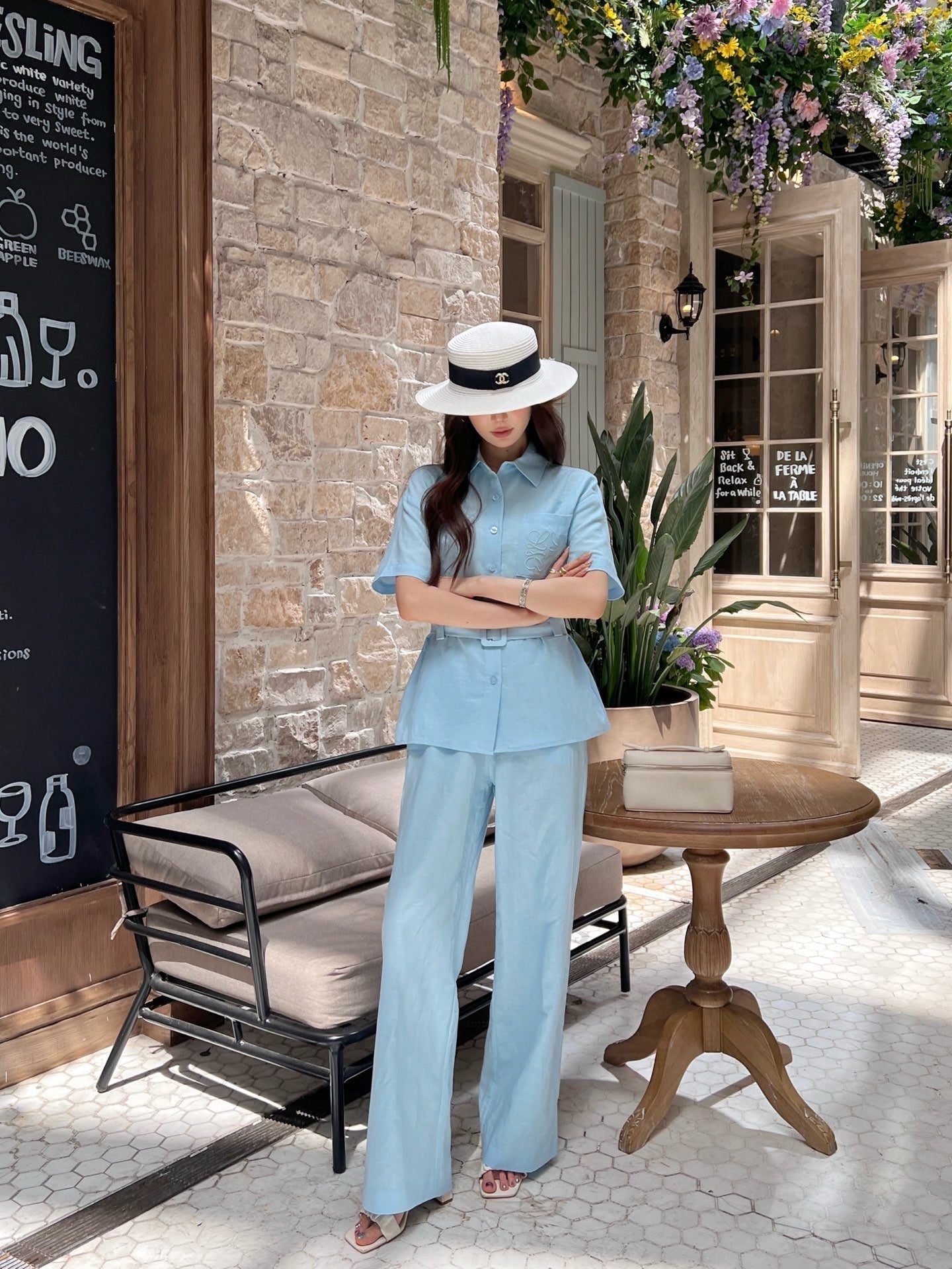 Loe* 25ss Linen leisure suit