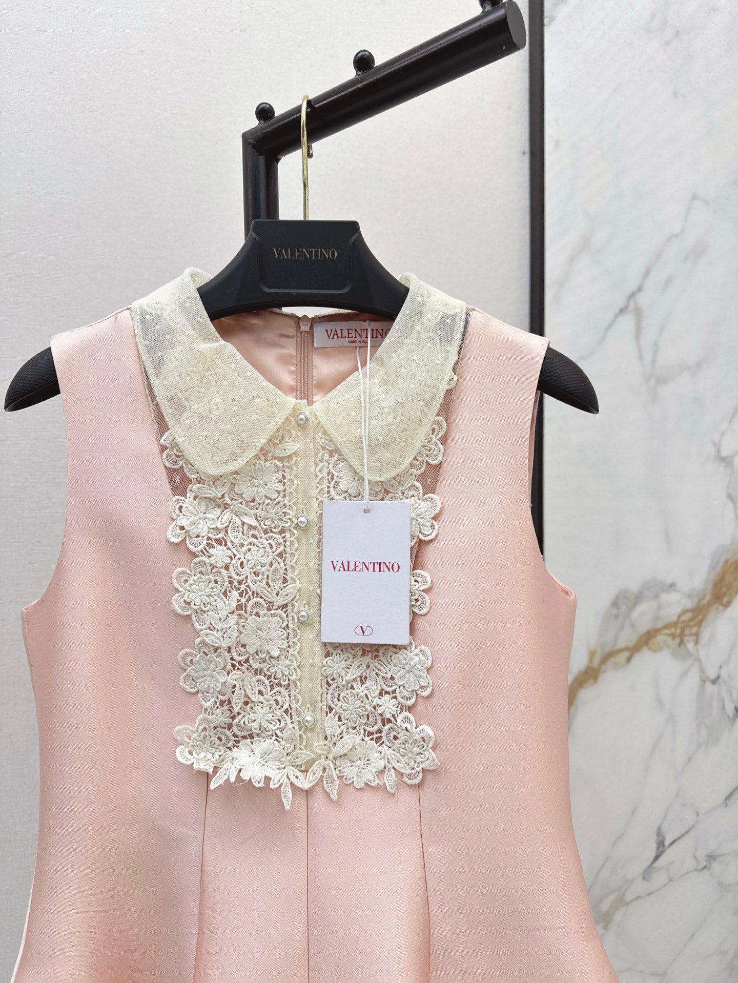 Valen* 25ss Lace collar baby doll dress