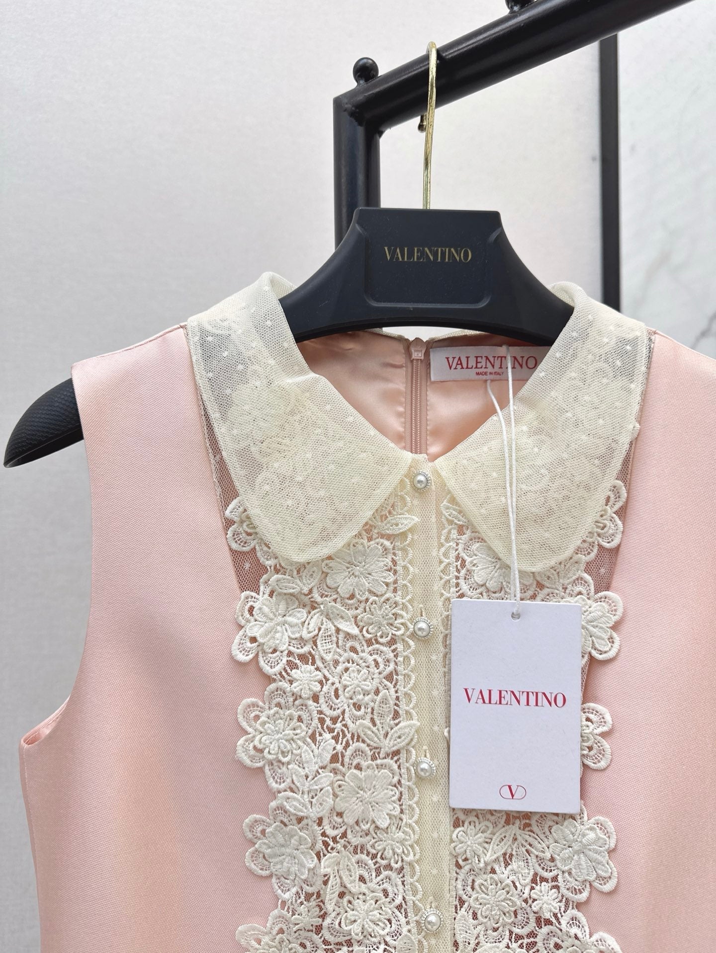 Valen* 25ss Lace collar baby doll dress