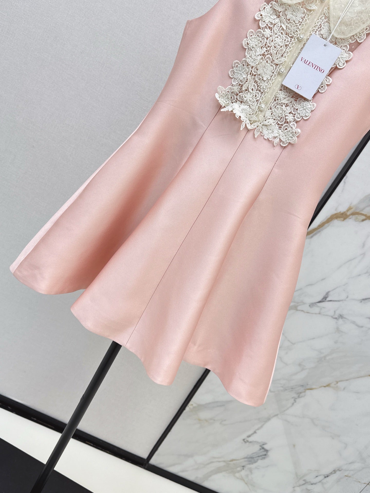 Valen* 25ss Lace collar baby doll dress