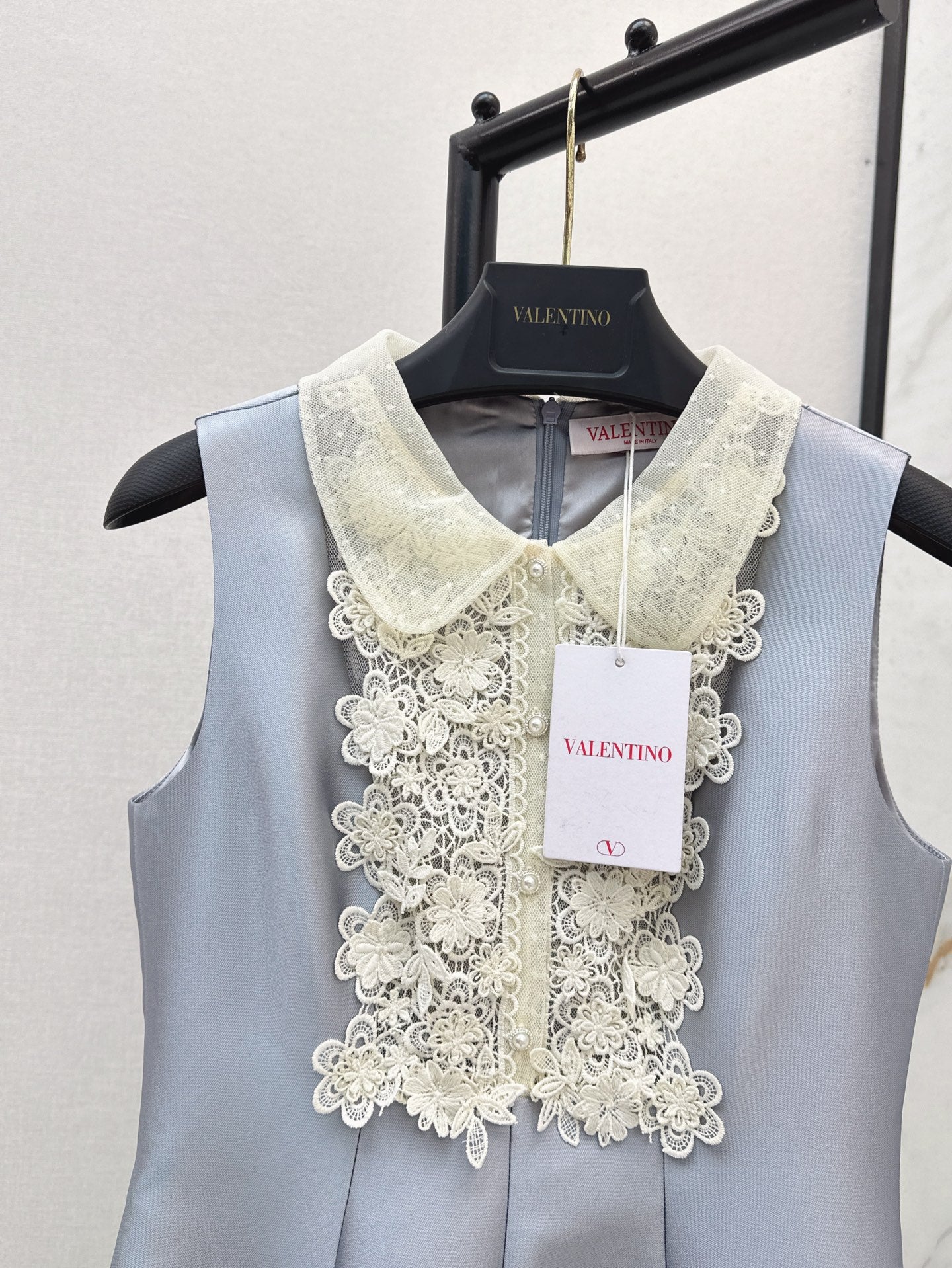 Valen* 25ss Lace collar baby doll dress