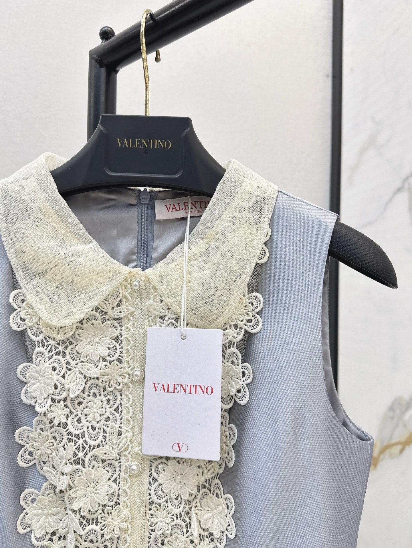 Valen* 25ss Lace collar baby doll dress