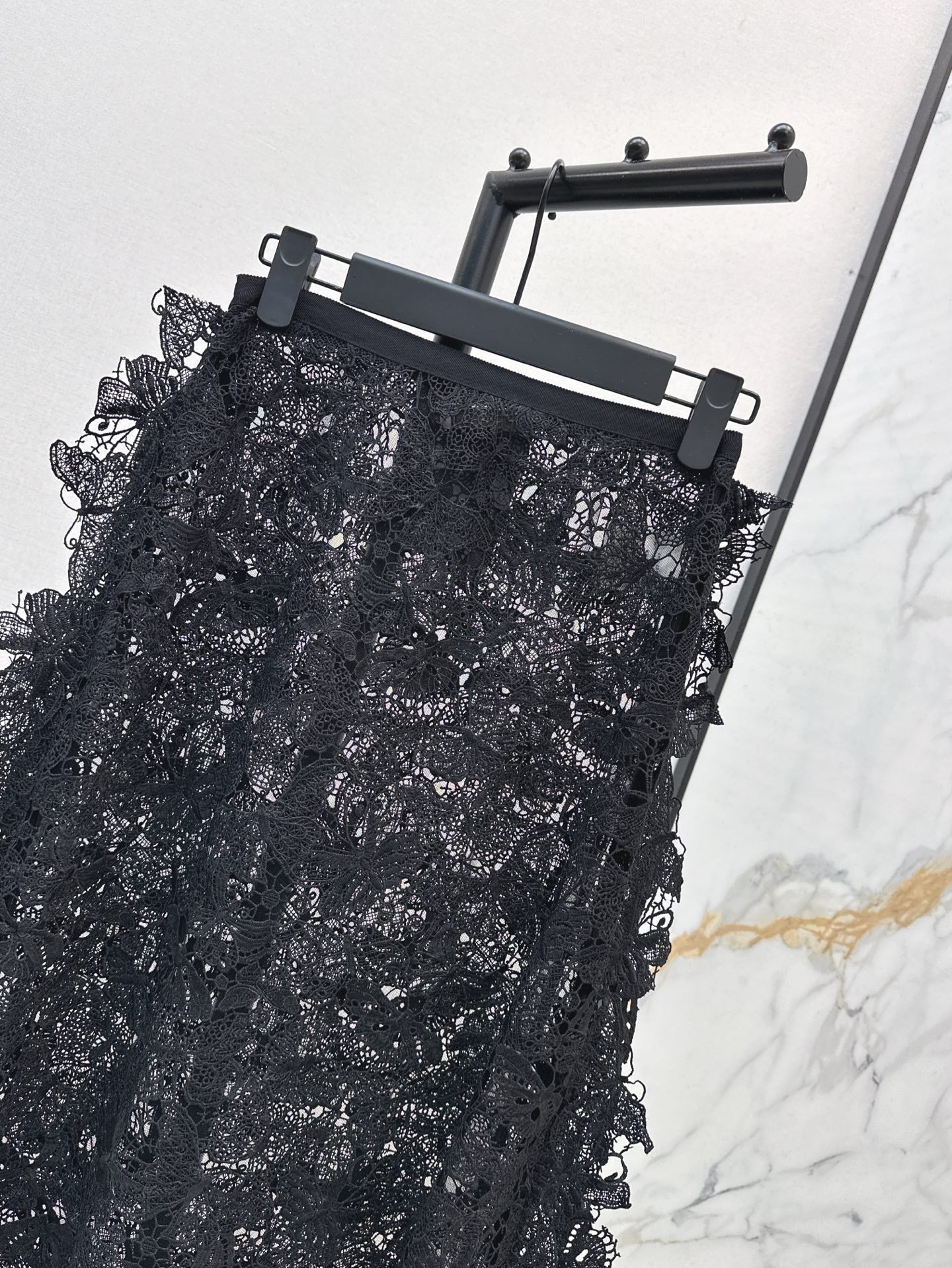 D*r 25ss Butterfly lace midi skirt