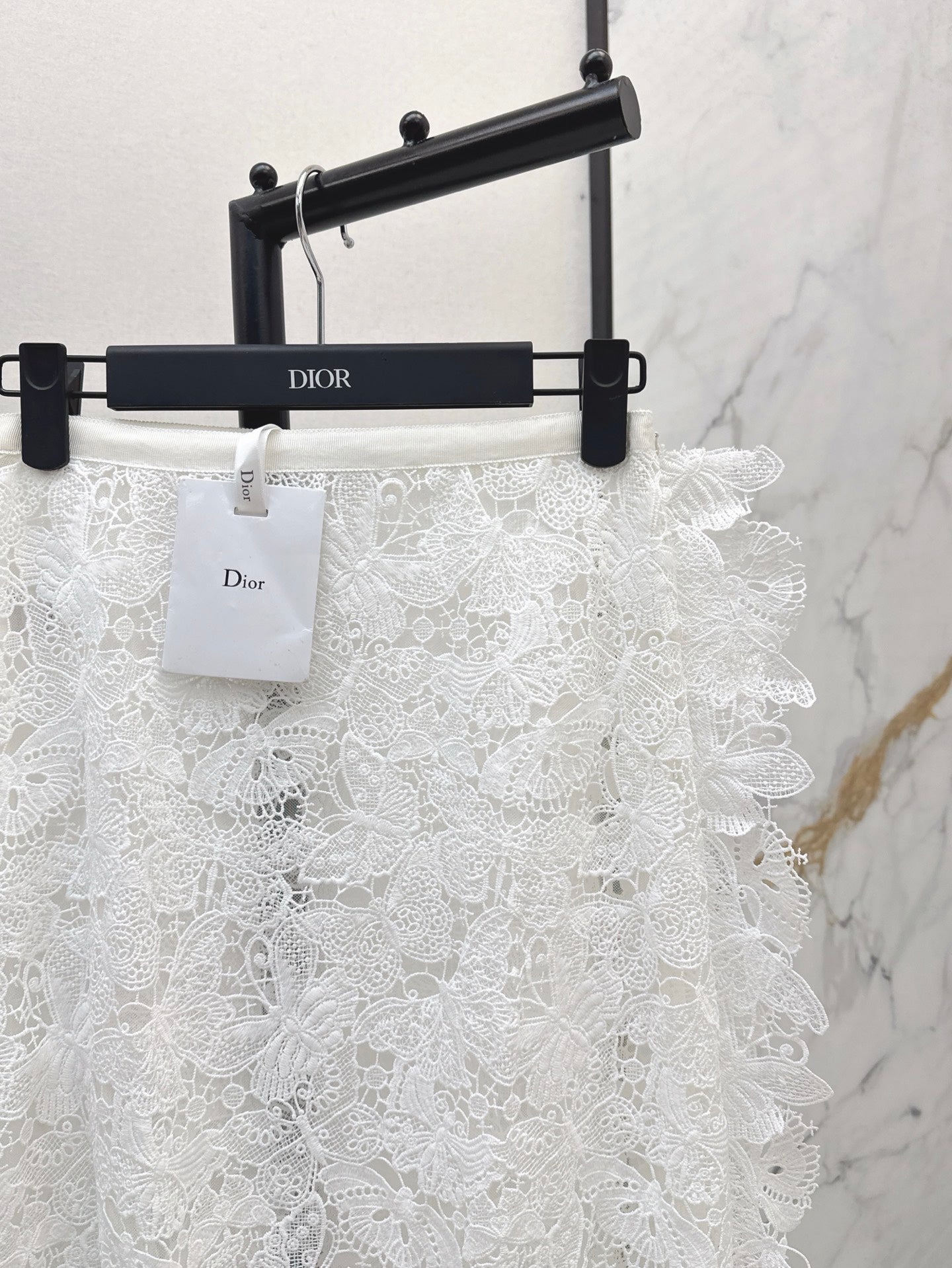 D*r 25ss Butterfly lace midi skirt