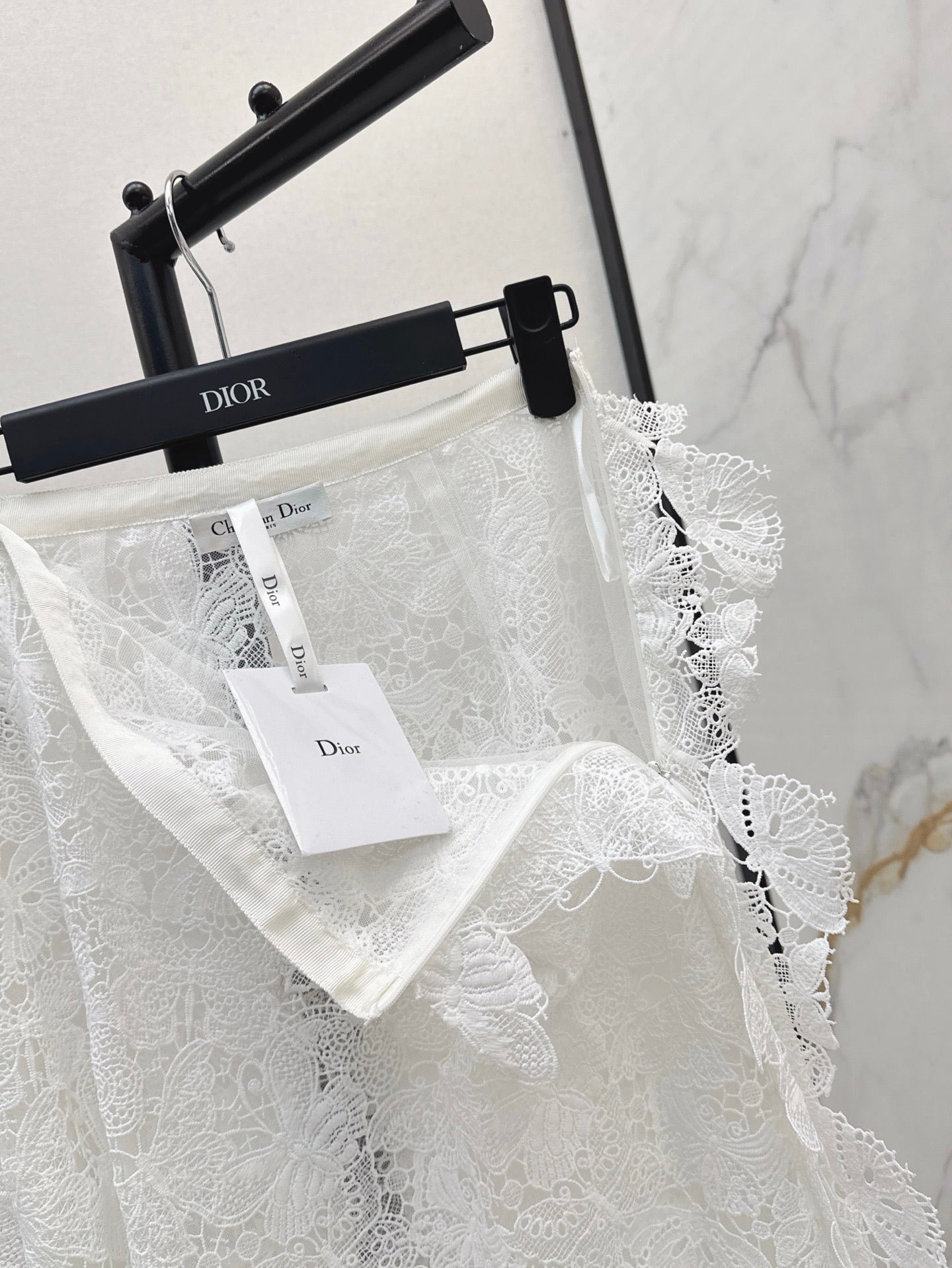 D*r 25ss Butterfly lace midi skirt