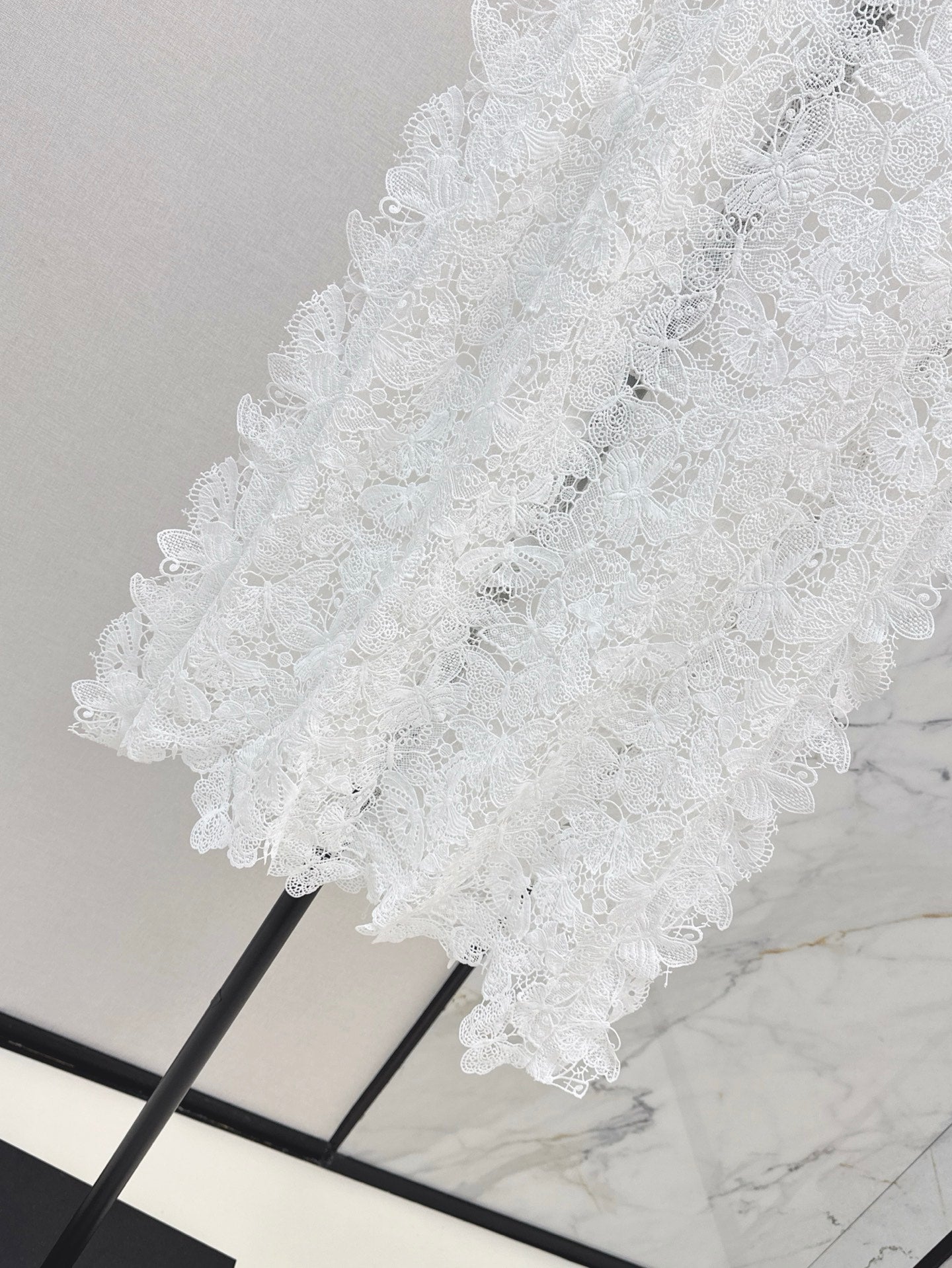 D*r 25ss Butterfly lace midi skirt